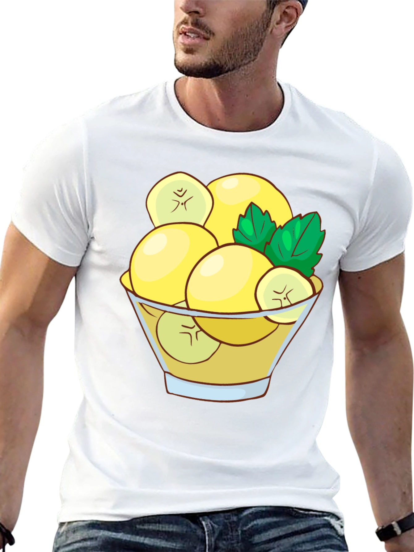 Fruit Salad Tee - Black Graphic T-Shirt