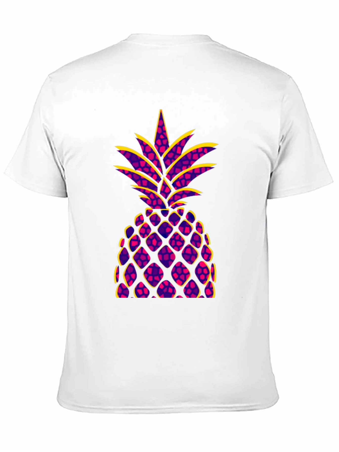 Funky Pineapple Graphic Tee - Black