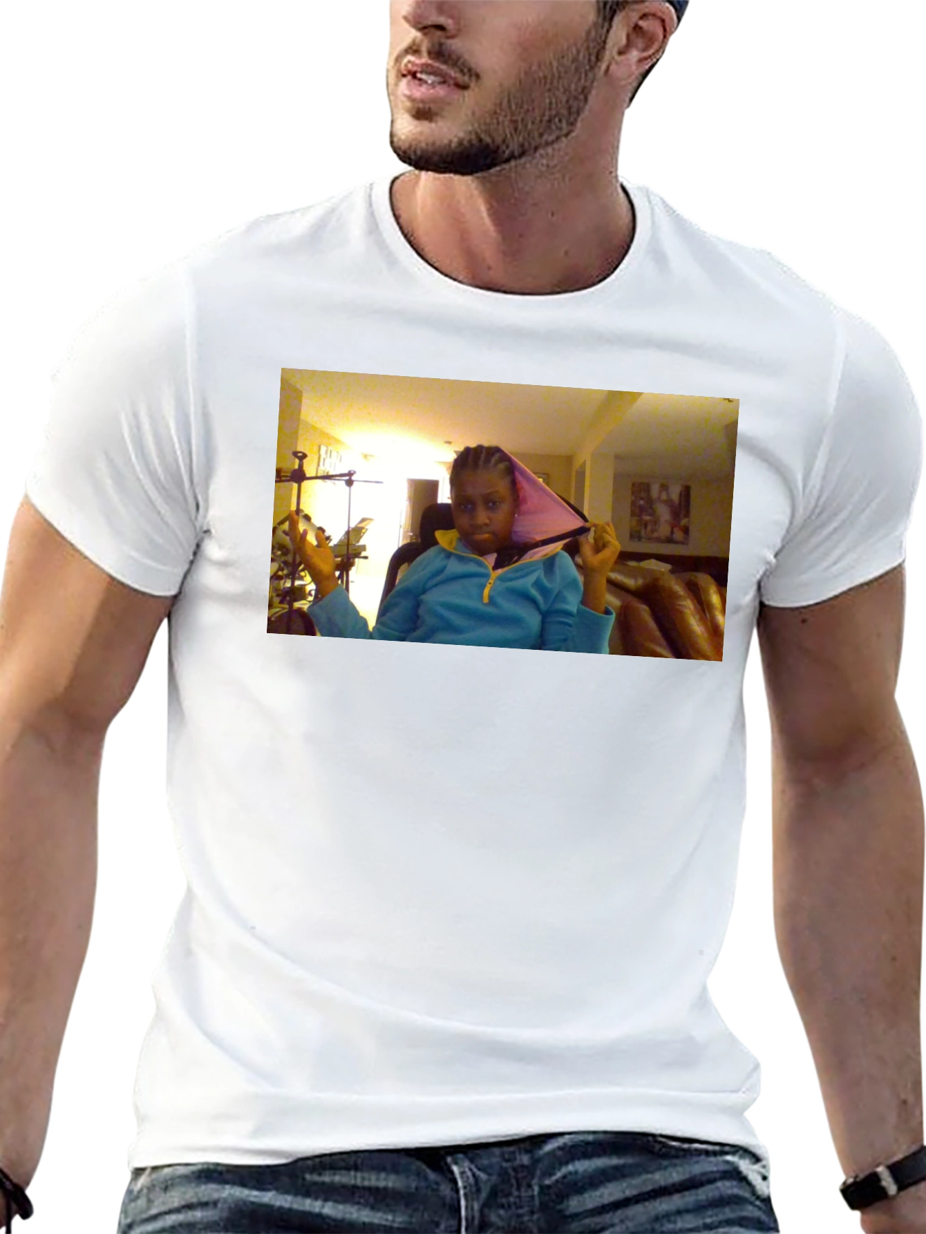 Novelty T-Shirt with Unique Graphic