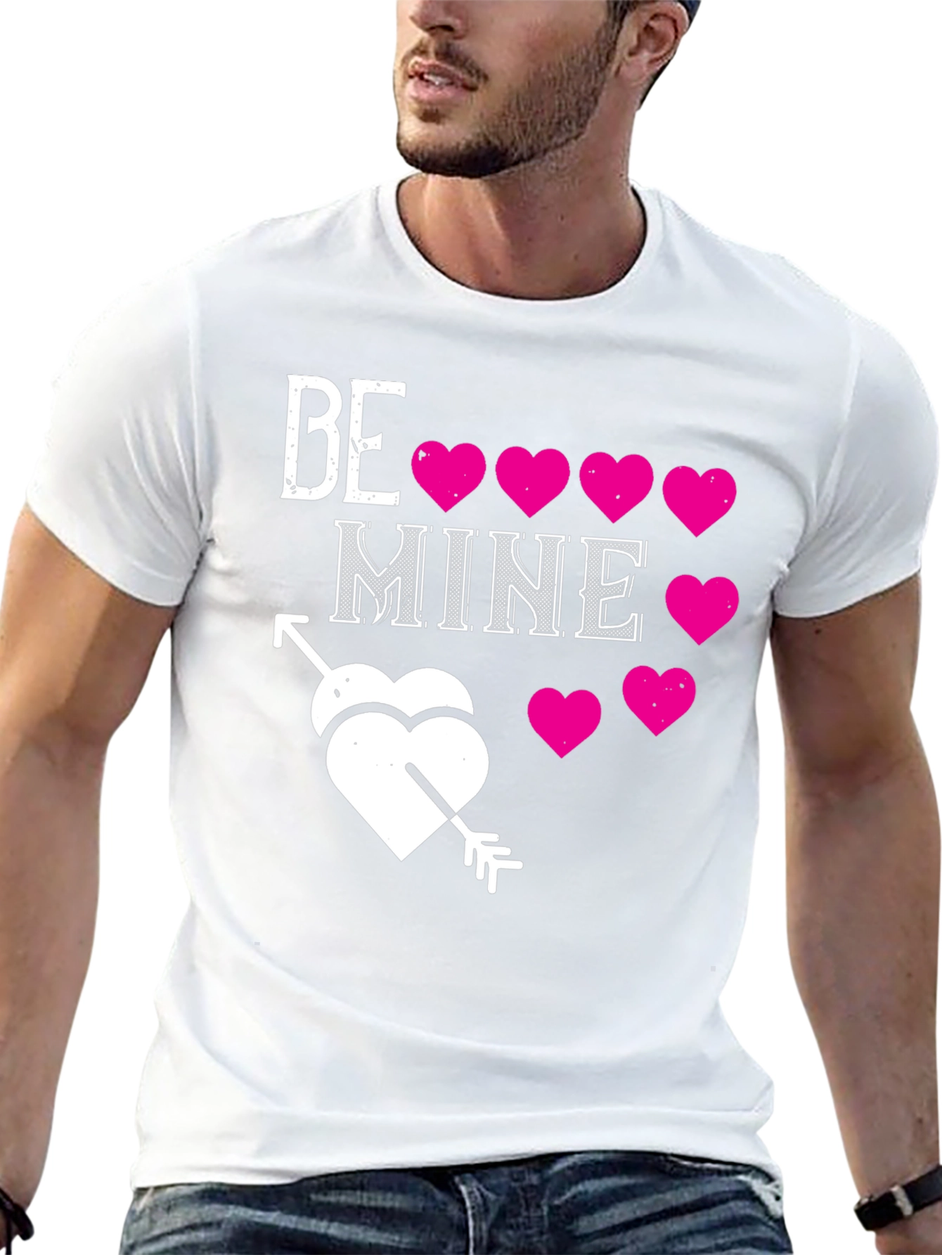 Be Mine T-Shirt - Valentines Day Heart Tee