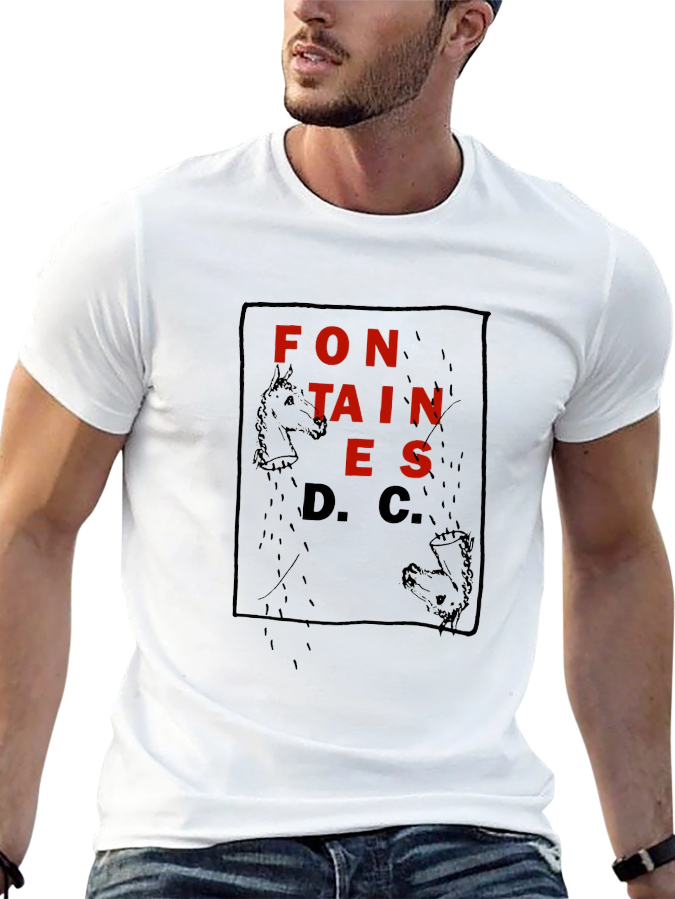 Fontaines D.C. Graphic Black T-Shirt