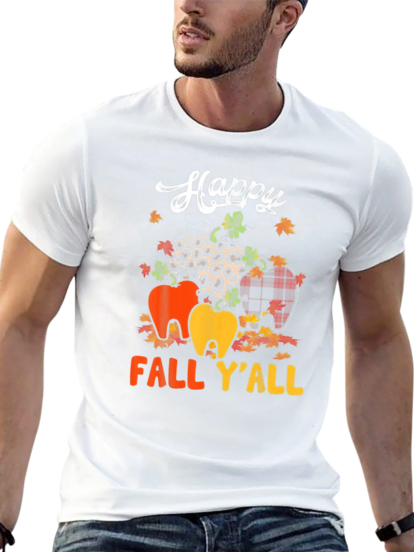Happy Fall YAll Teeth T-Shirt