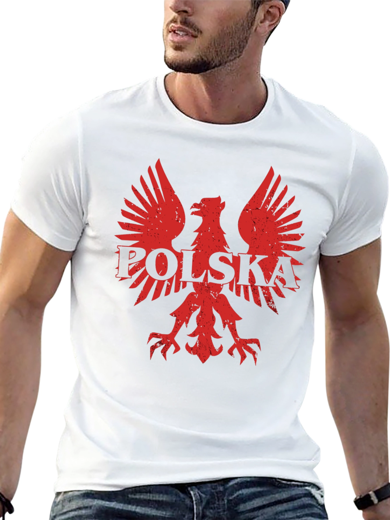 Poland Eagle Crest T-Shirt - Black
