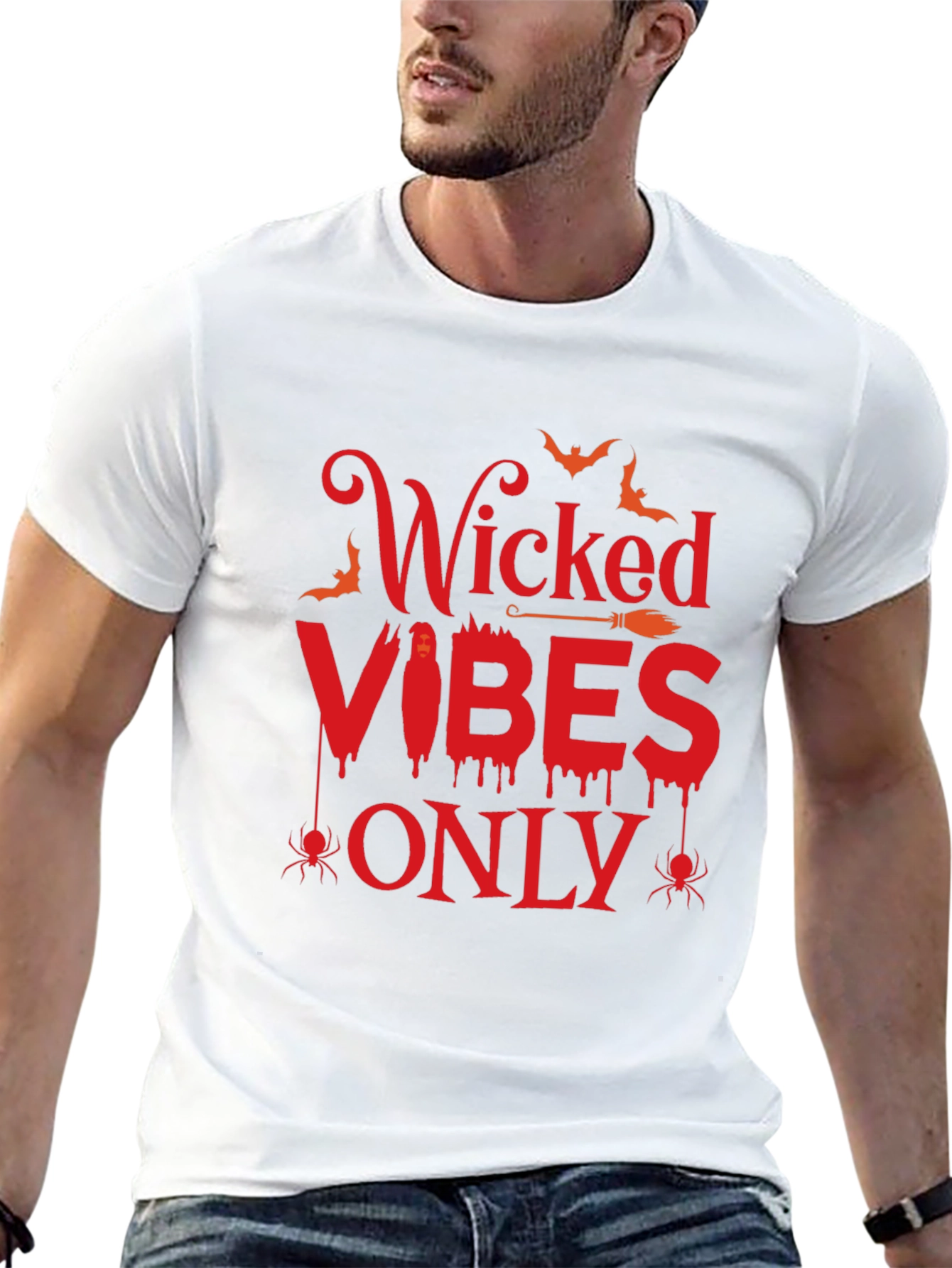 Wicked Vibes Only Halloween T-Shirt