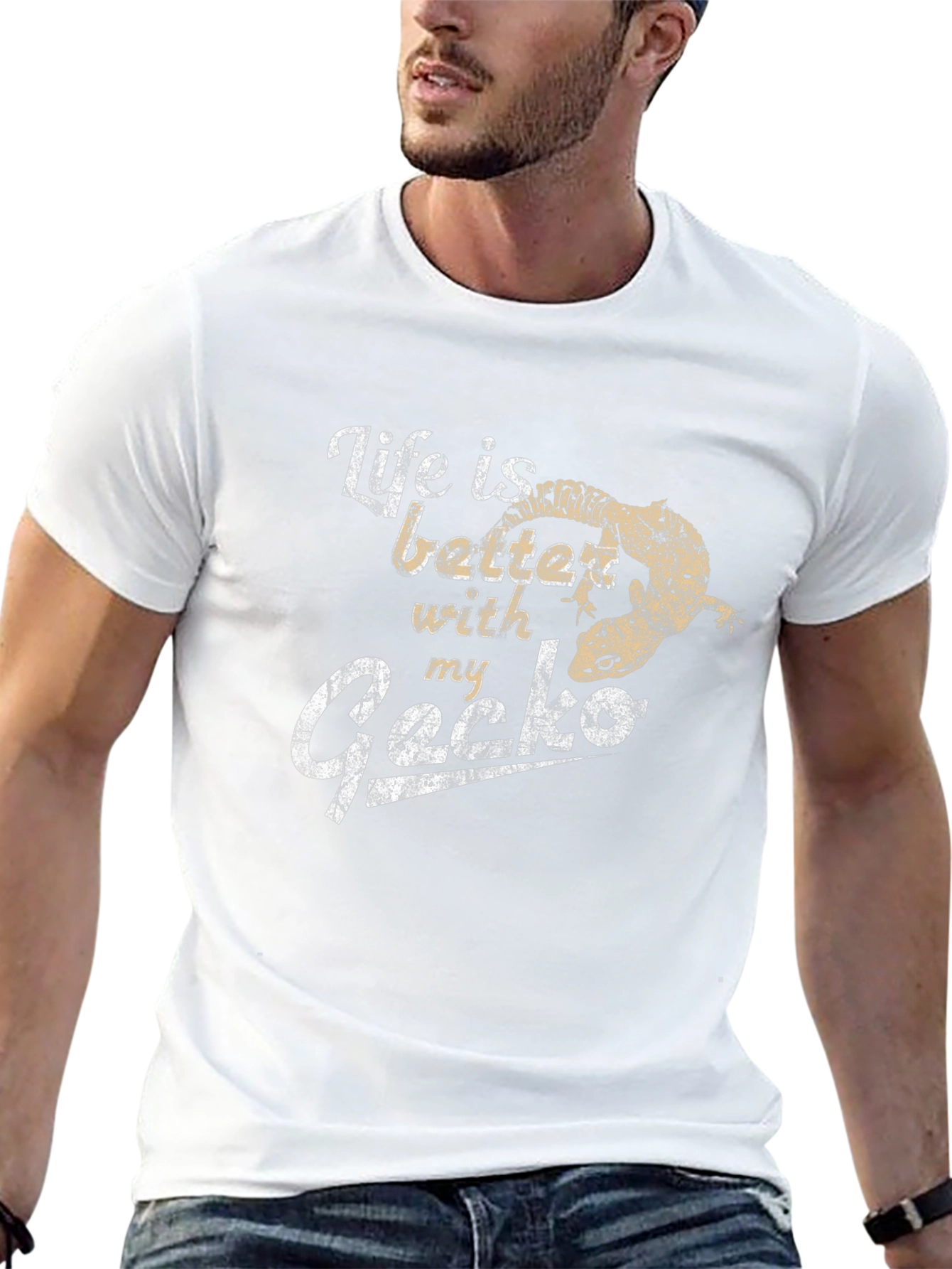 Life is Better with My Gecko T-Shirt