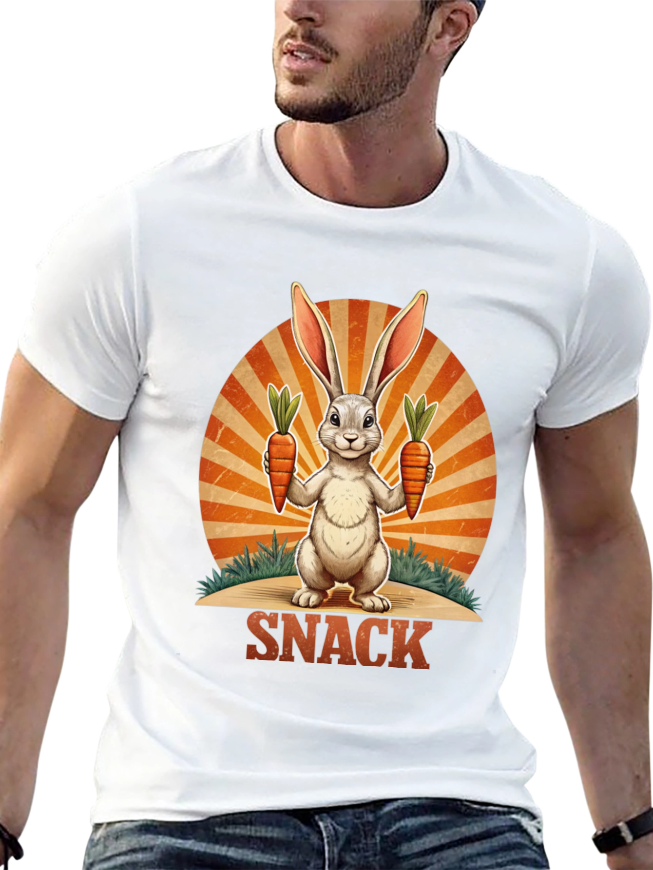 Rabbit Snack Graphic T-Shirt