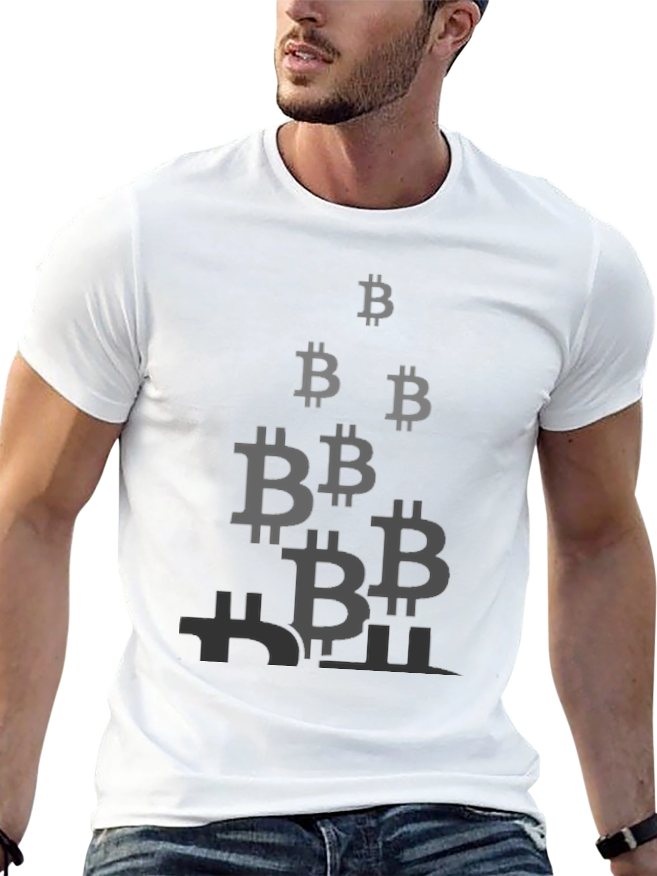 Bitcoin Symbol T-Shirt - Black Crypto Tee