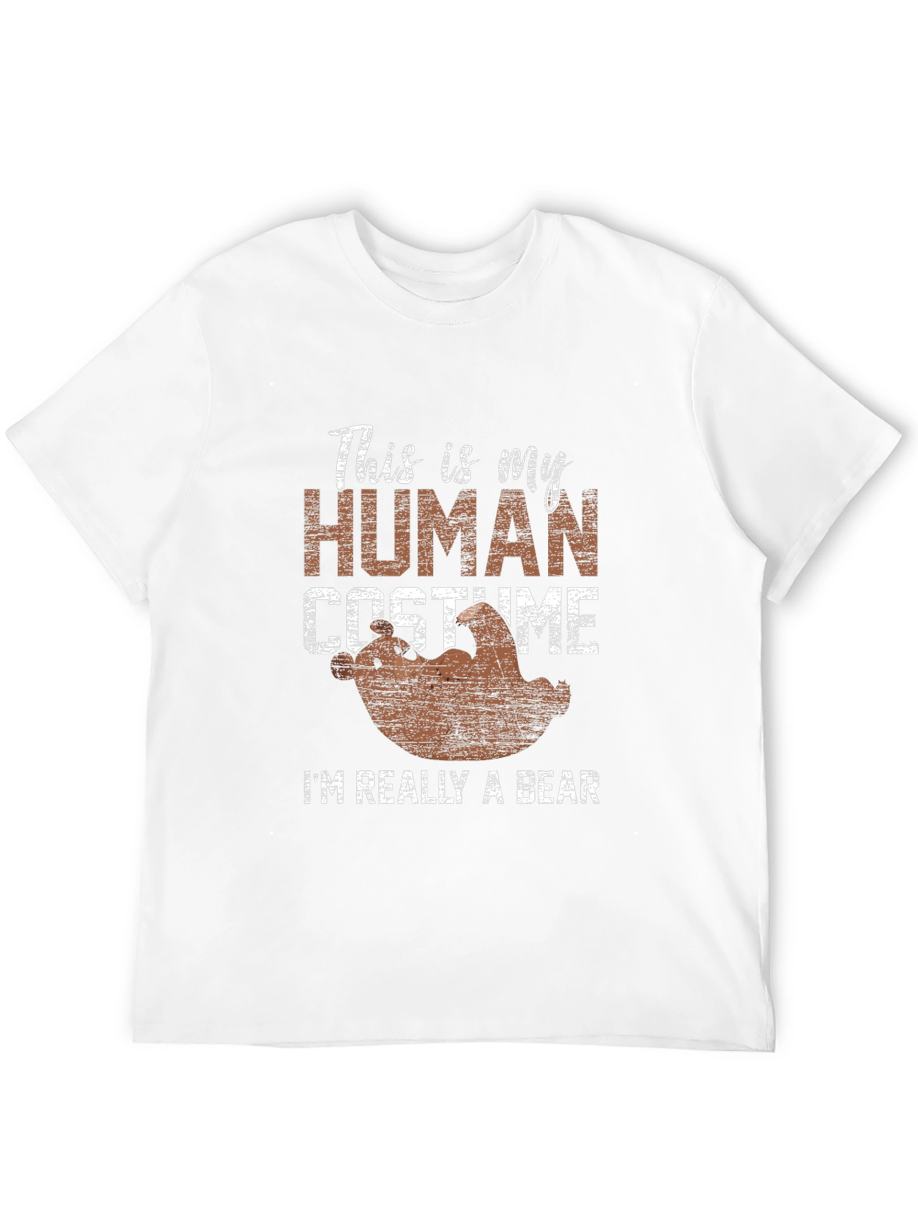 This Is My Human Costume Bear T-Shirt