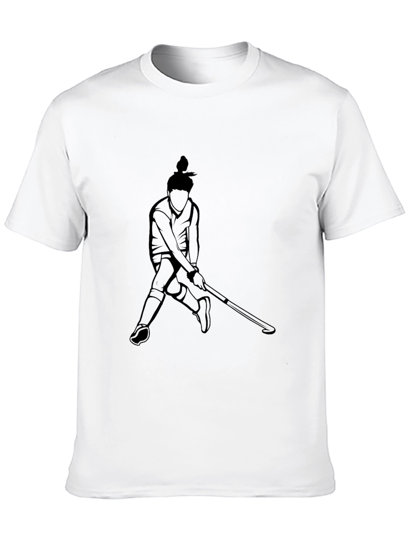 Hockey Player Graphic T-Shirt - Stylish Sportswear