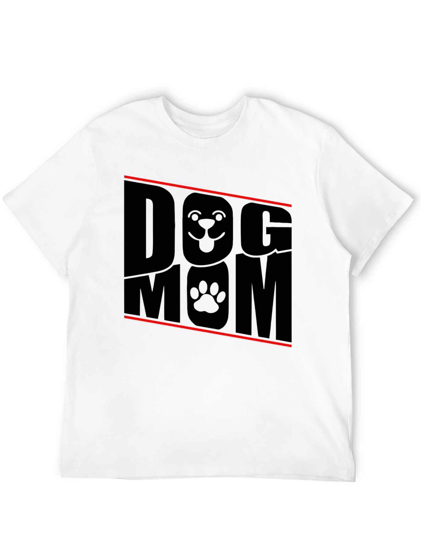 Dog Mom Black Graphic Tee