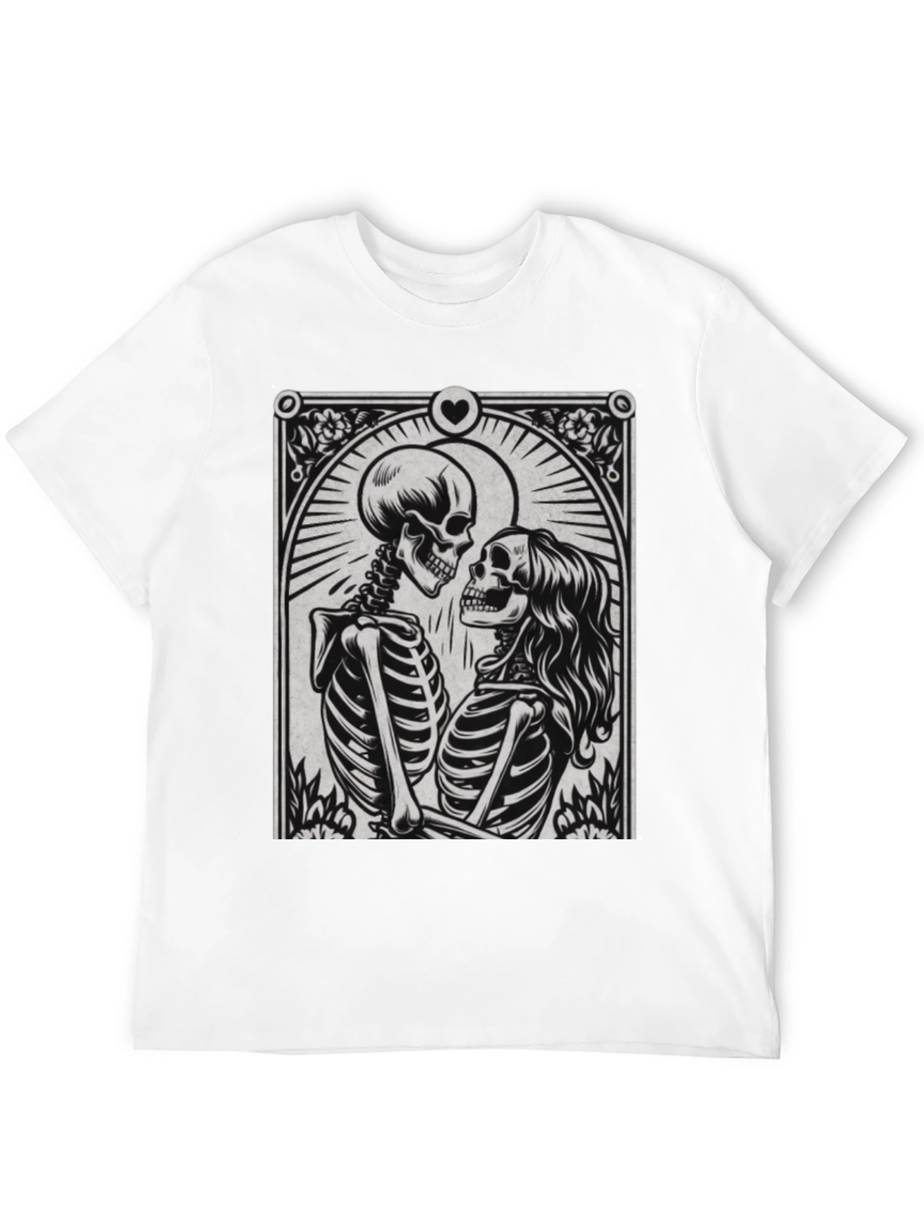 Skeleton Love T-Shirt - Gothic Romance Tee