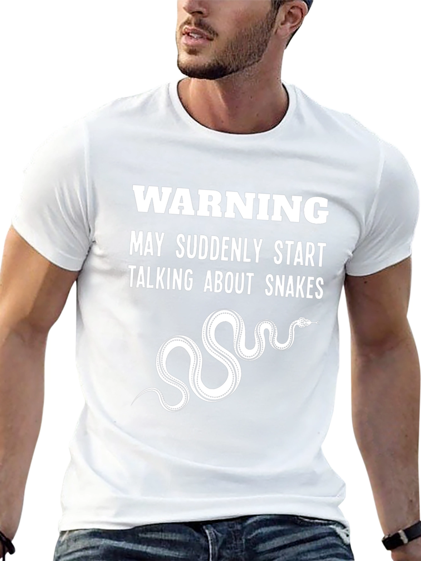 Warning May Talk About Snakes T-Shirt