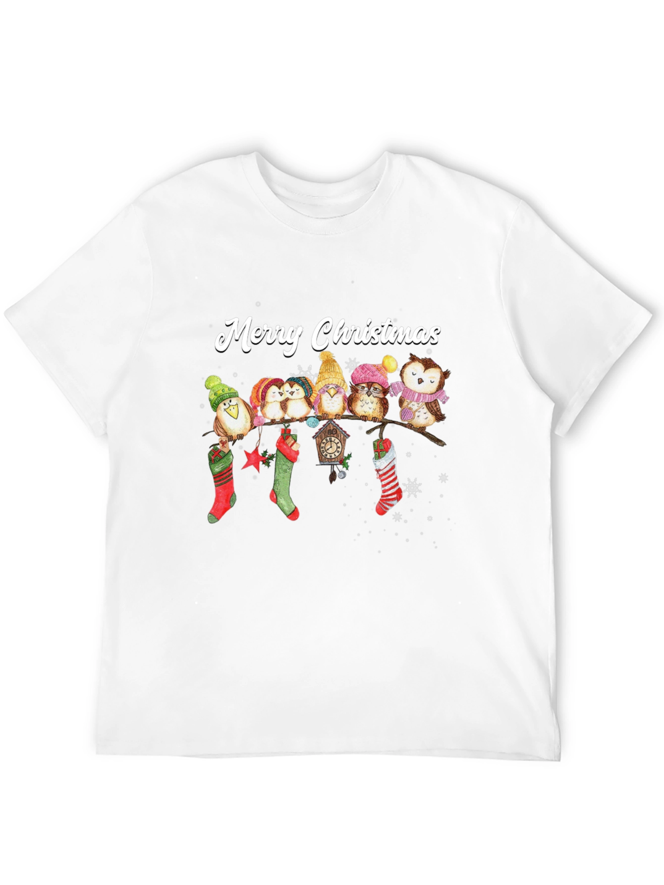 Merry Christmas Owl T-Shirt