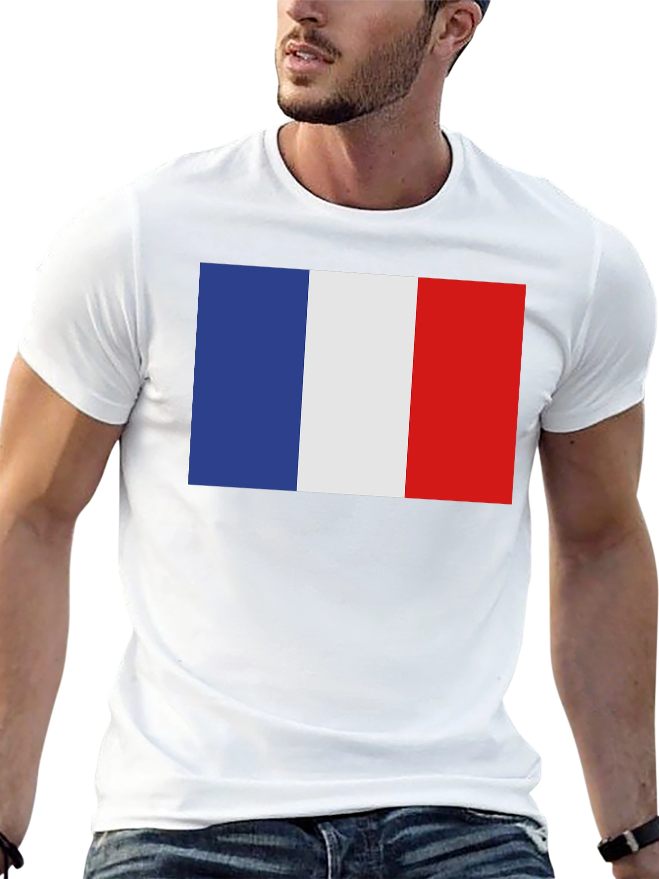 French Flag T-Shirt - Show Your Pride!