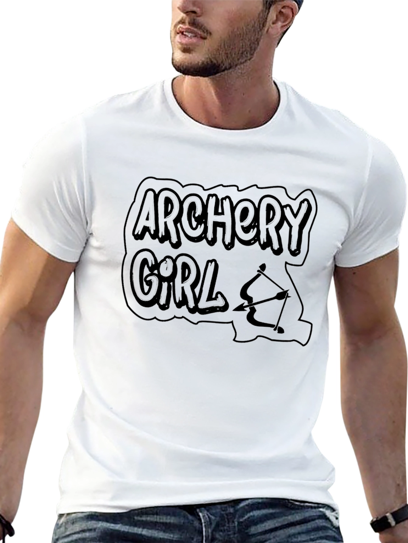 Archery Girl T-Shirt: Bow and Arrow Tee
