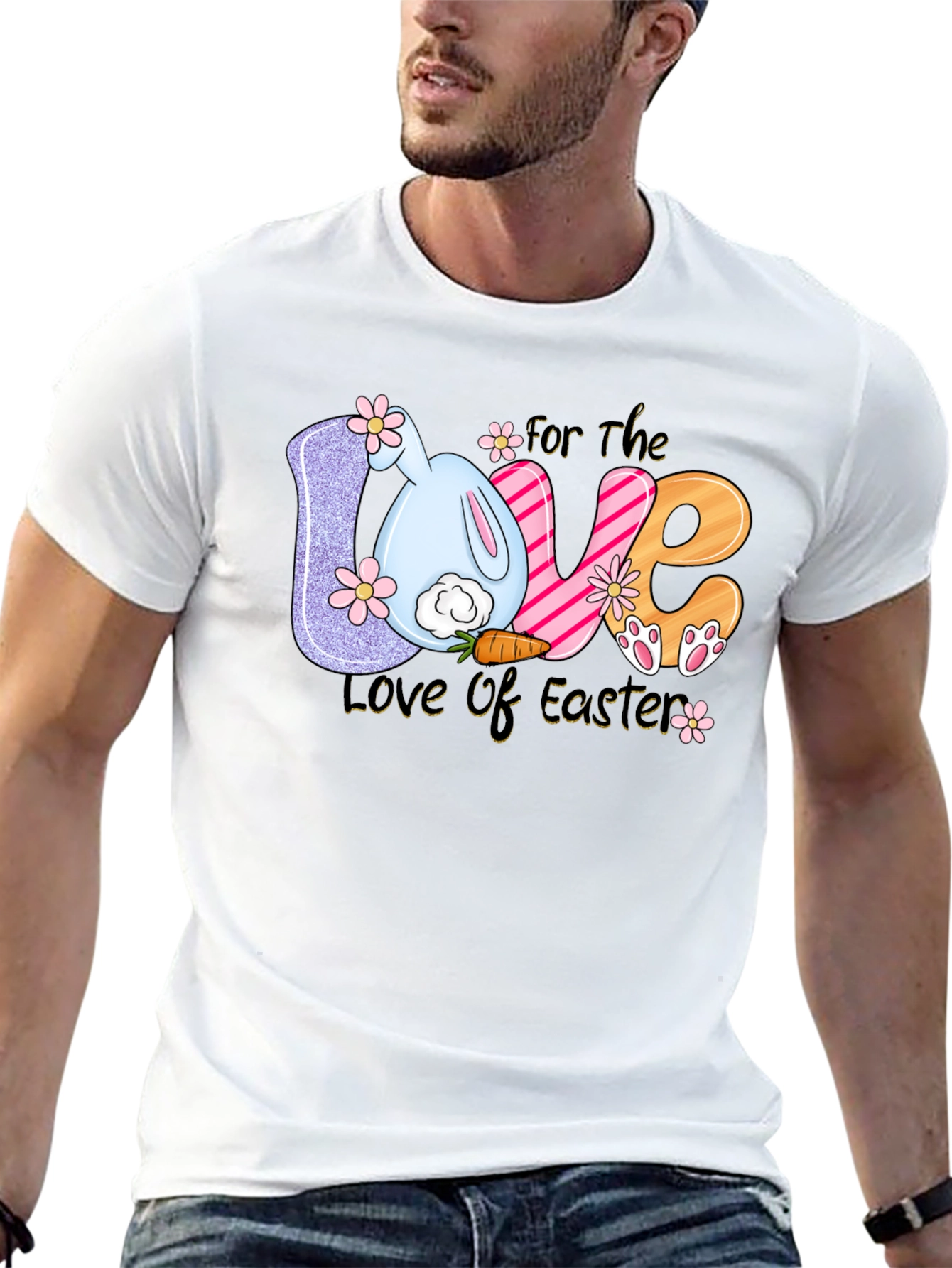 Love of Easter T-Shirt Bunny Design