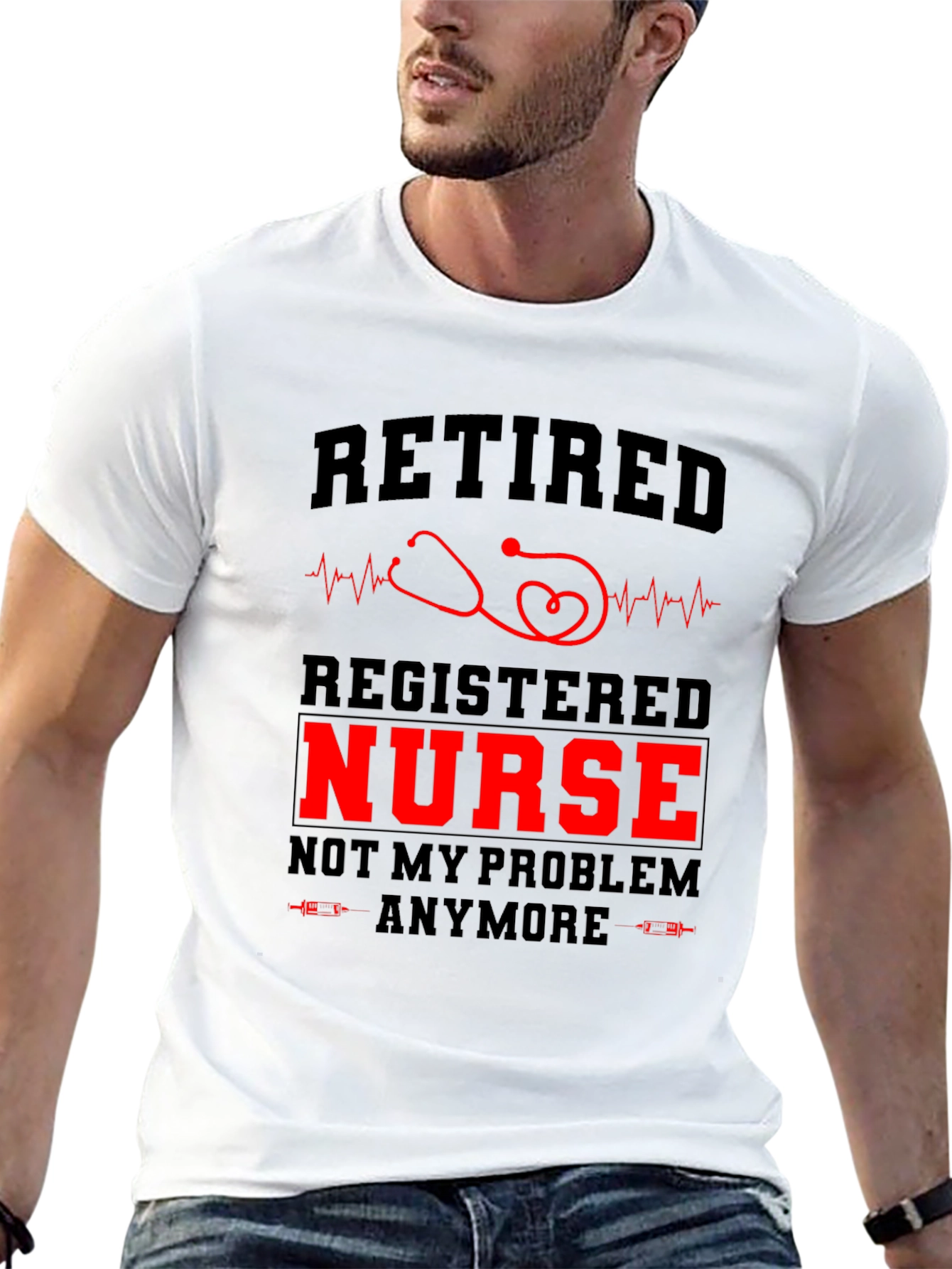 Retired Registered Nurse Graphic Tee