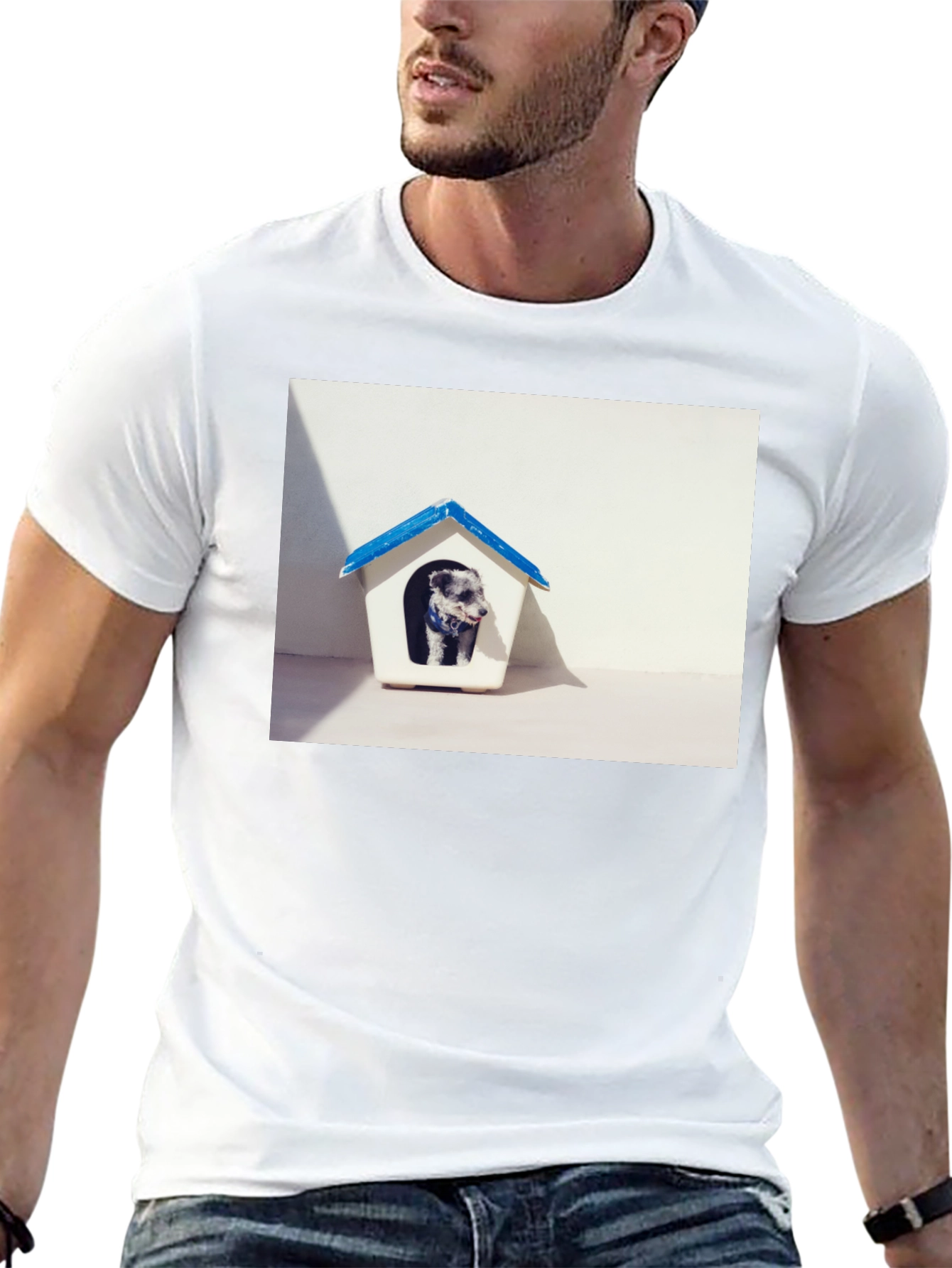 Dog House Graphic Tee - Mens Casual Style