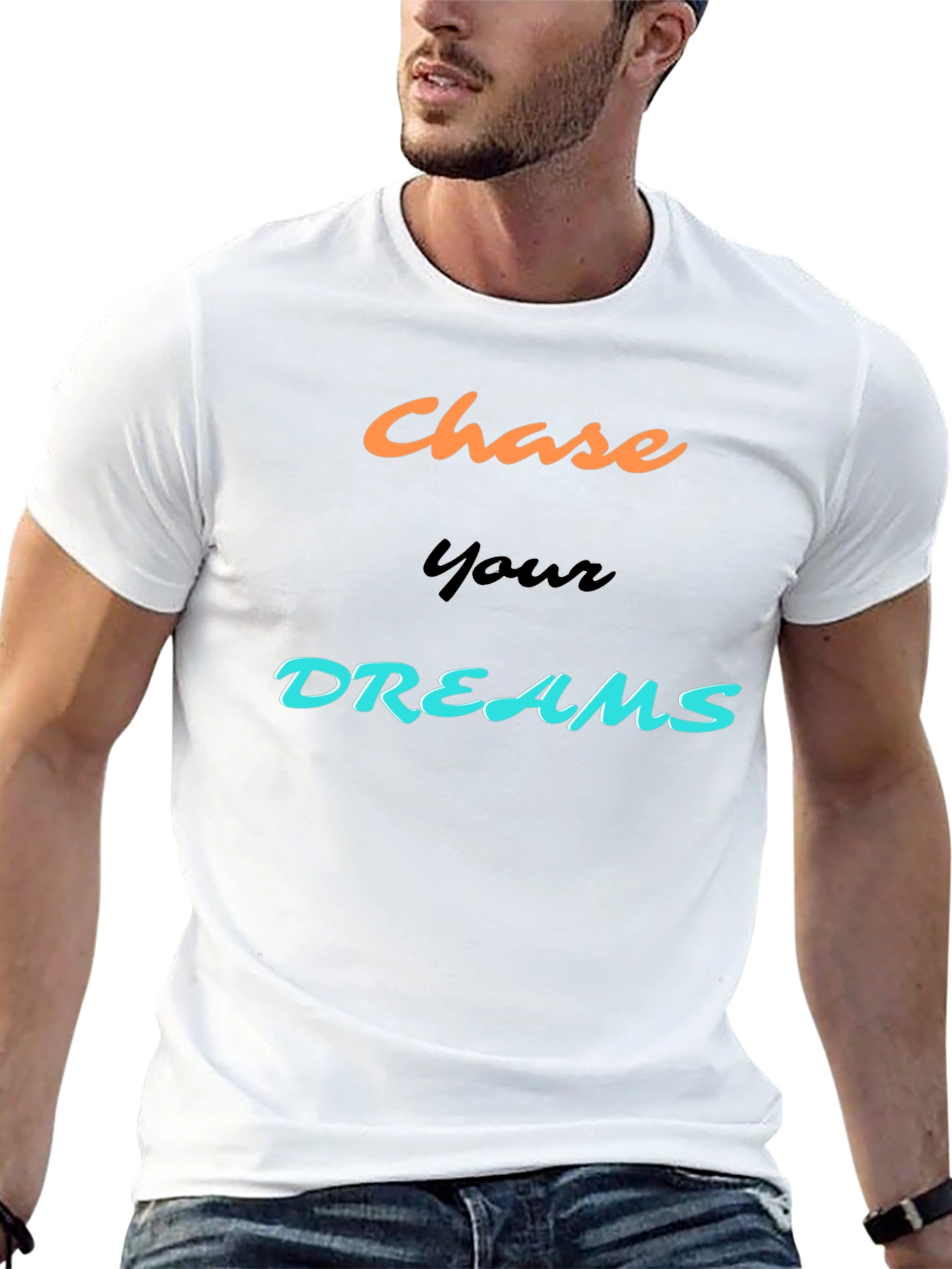 Chase Your Dreams Graphic Tee - Motivational Design