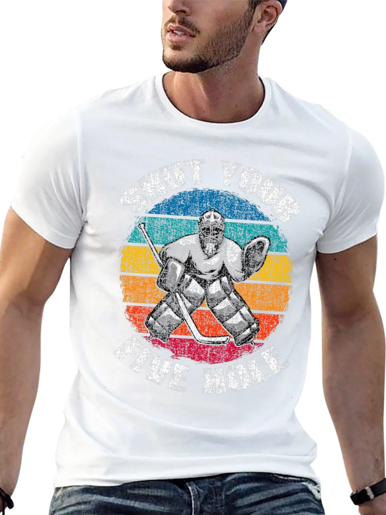Shut Your Five Hole Hockey T-Shirt