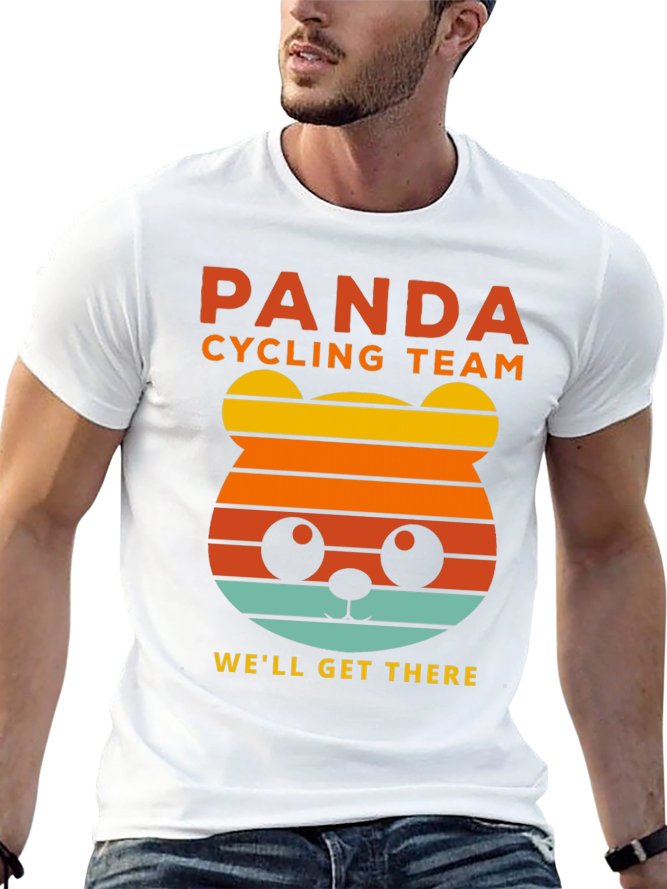 Panda Cycling Team Graphic Tee