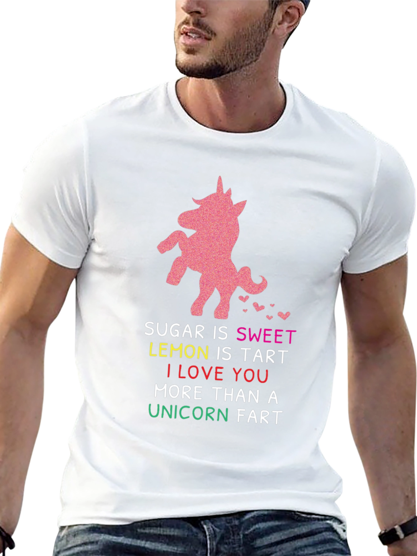 Unicorn Fart Graphic Novelty T-Shirt