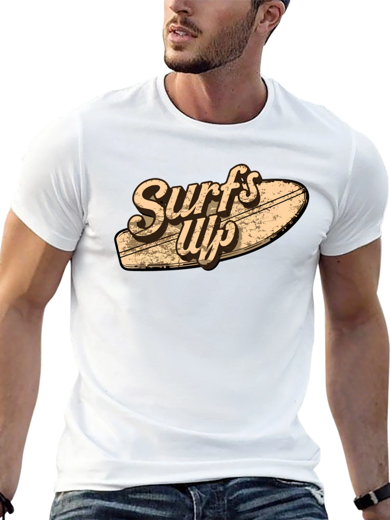 Surfs Up Graphic Tee - Black