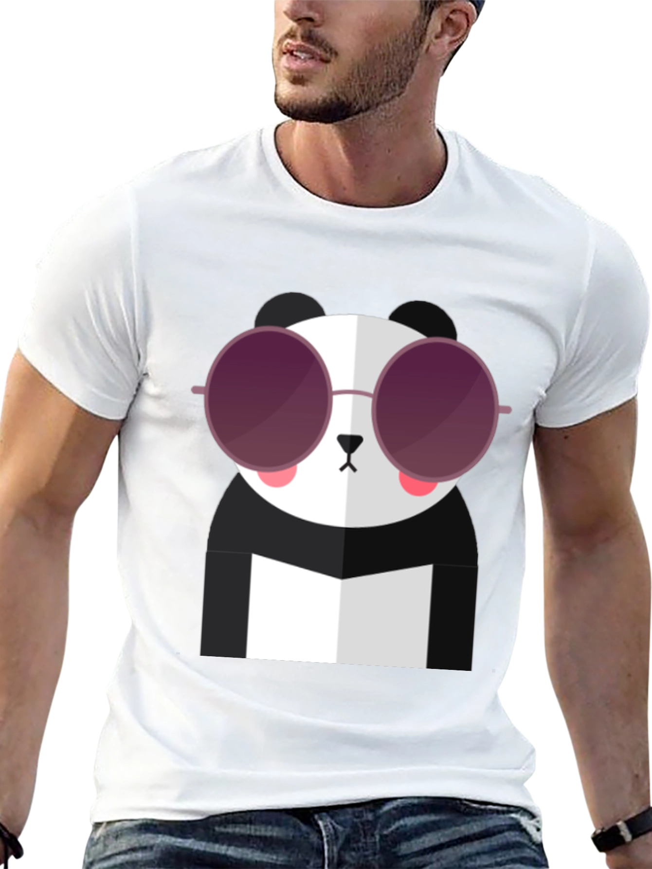 Cool Panda T-Shirt with Sunglasses