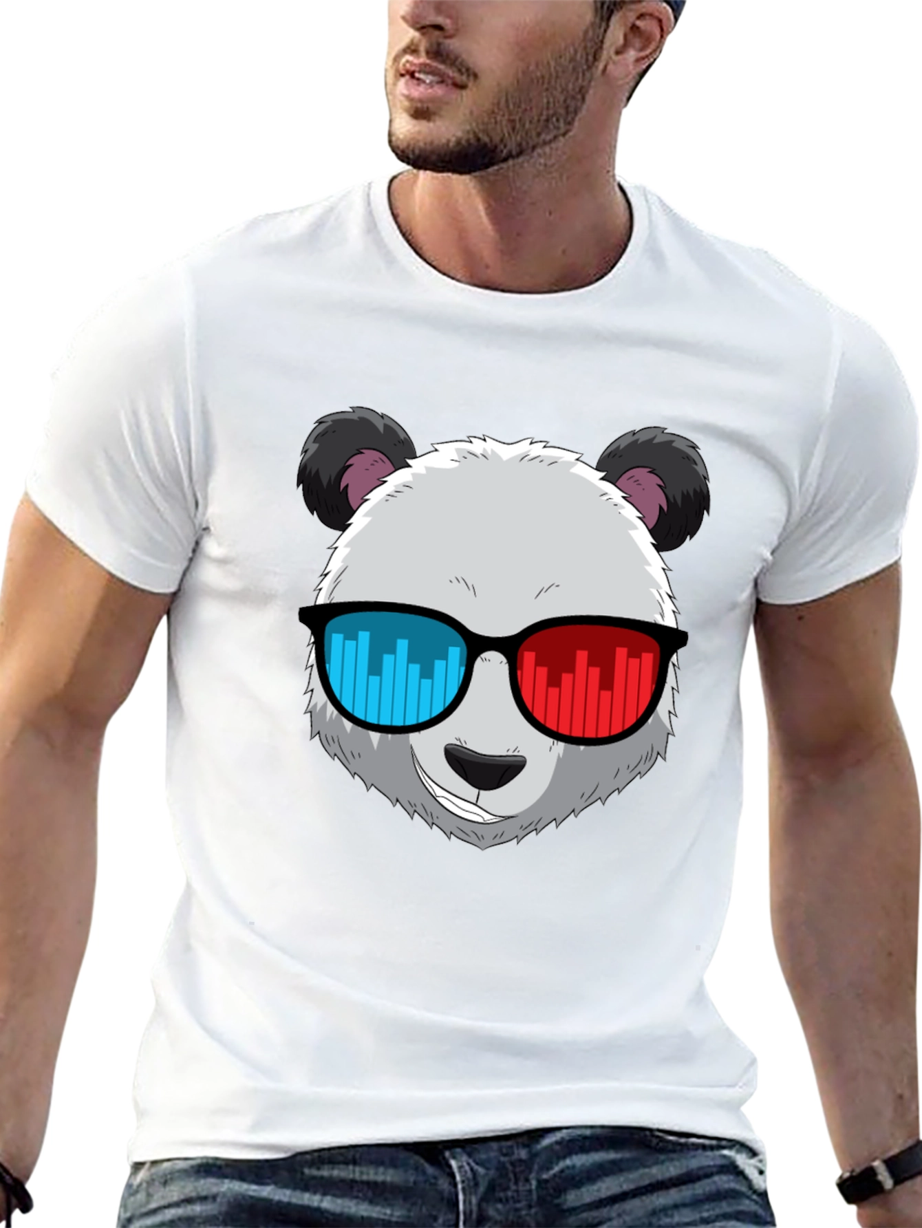 Cool Panda Graphic T-Shirt