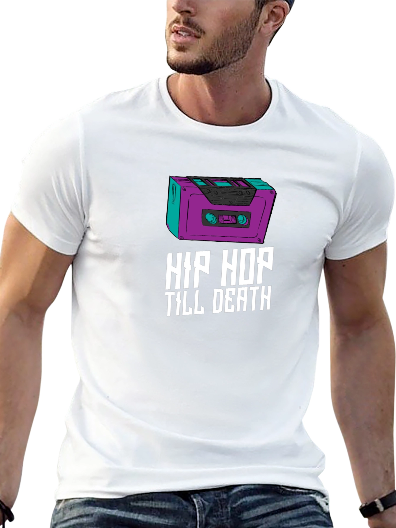 Hip Hop Till Death Graphic Tee