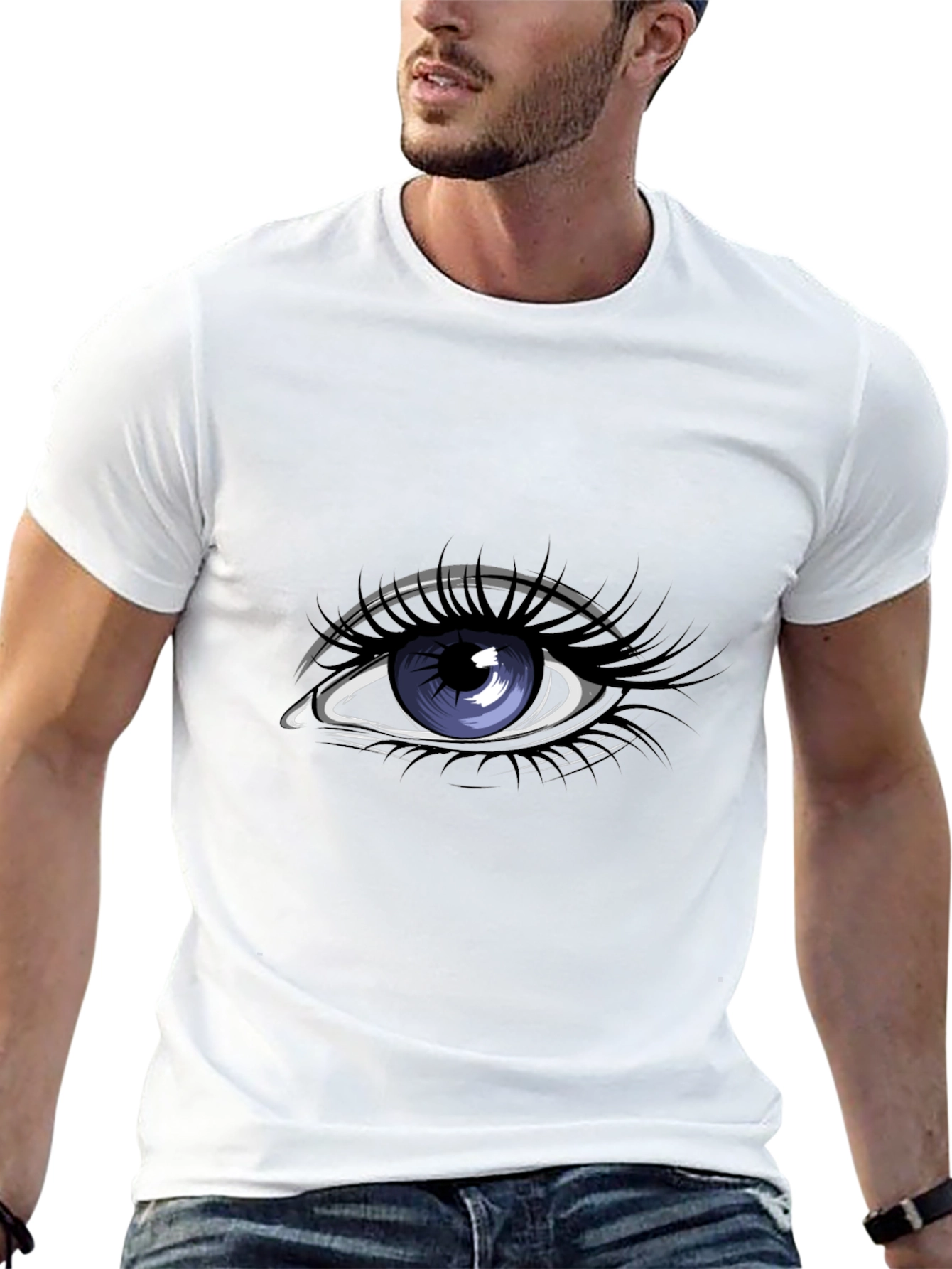 Eye Graphic Black T-Shirt
