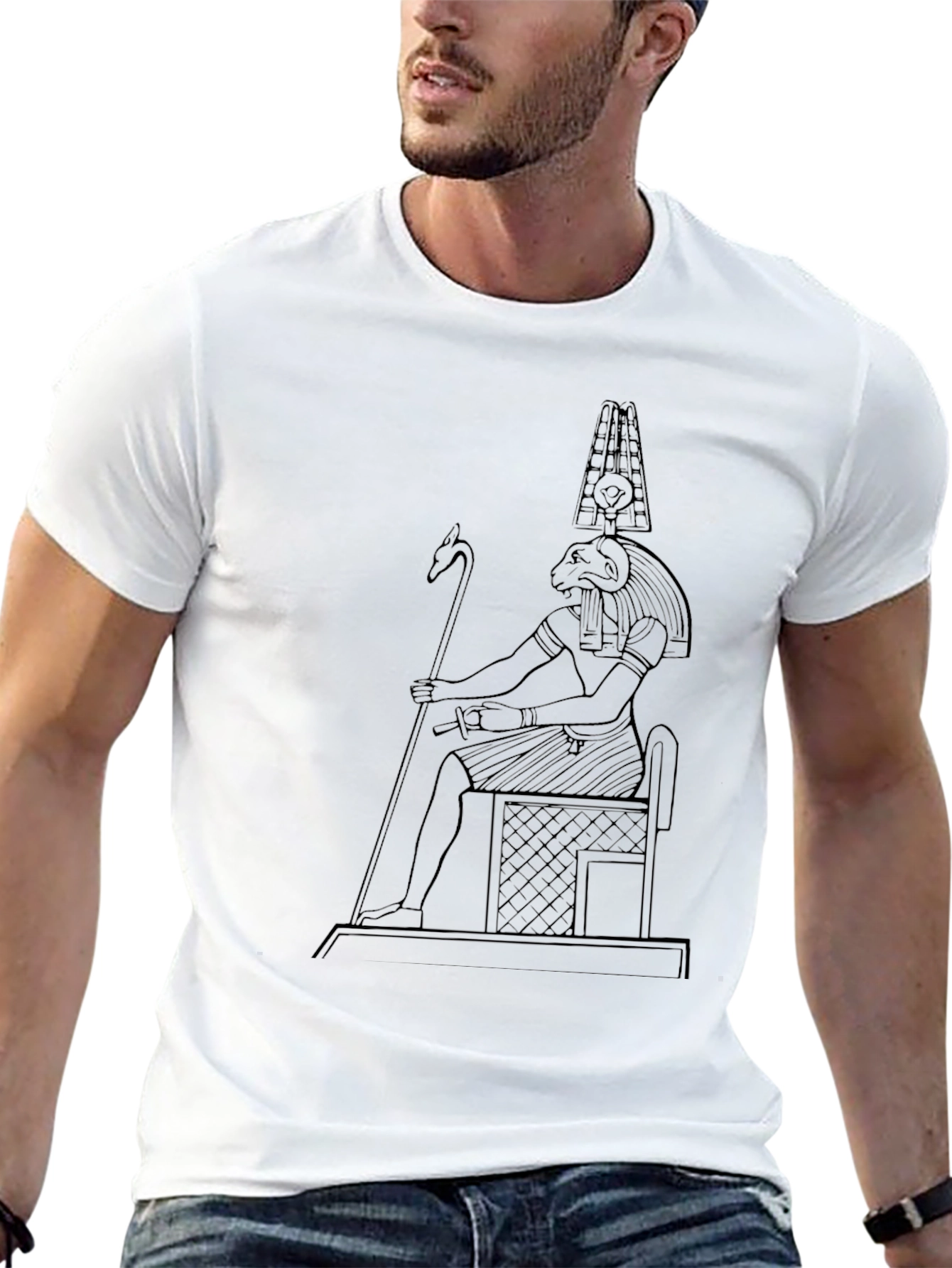 Egyptian God T-Shirt - Ancient Deity Design