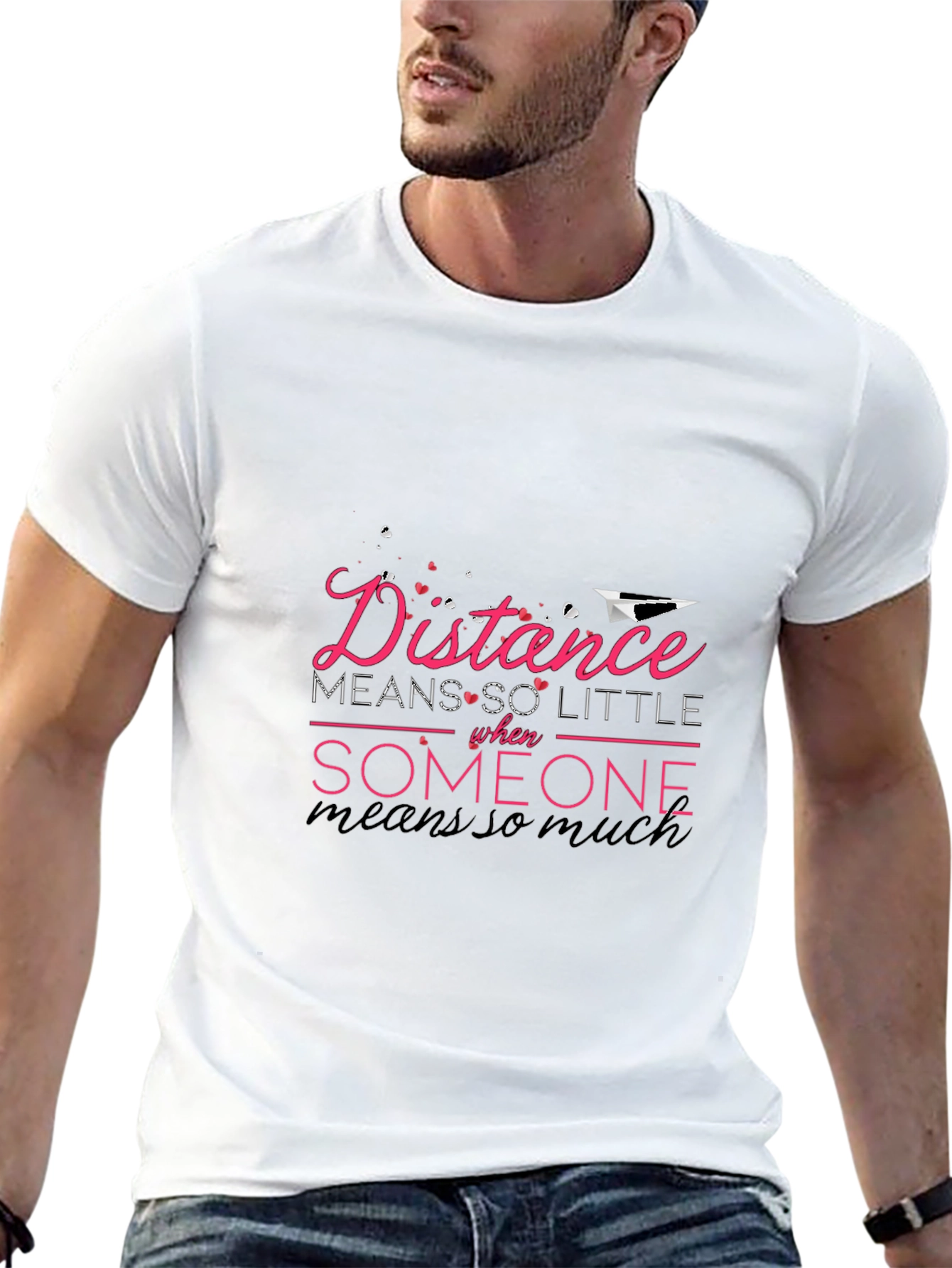 Distance Means Little Graphic T-Shirt