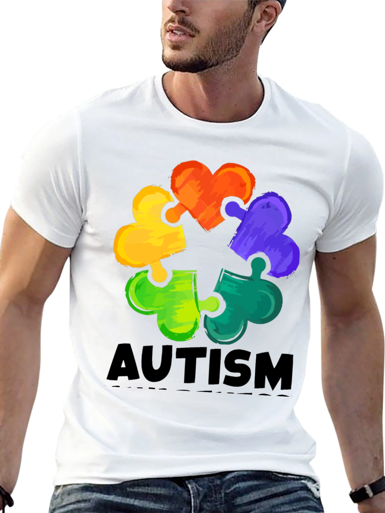 Autism Awareness Puzzle Heart T-Shirt
