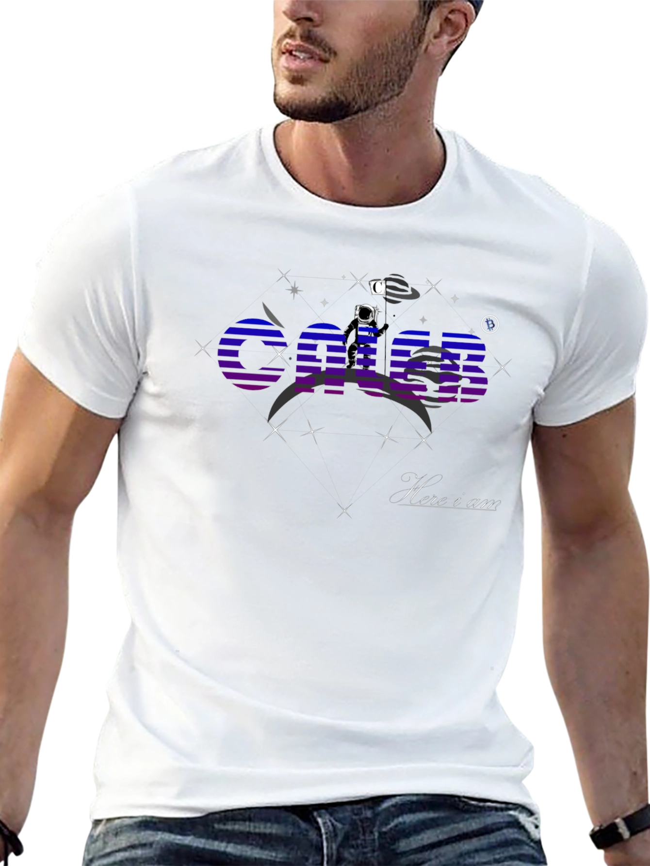 Cosmic Horizon T-Shirt - Space Astronaut Design