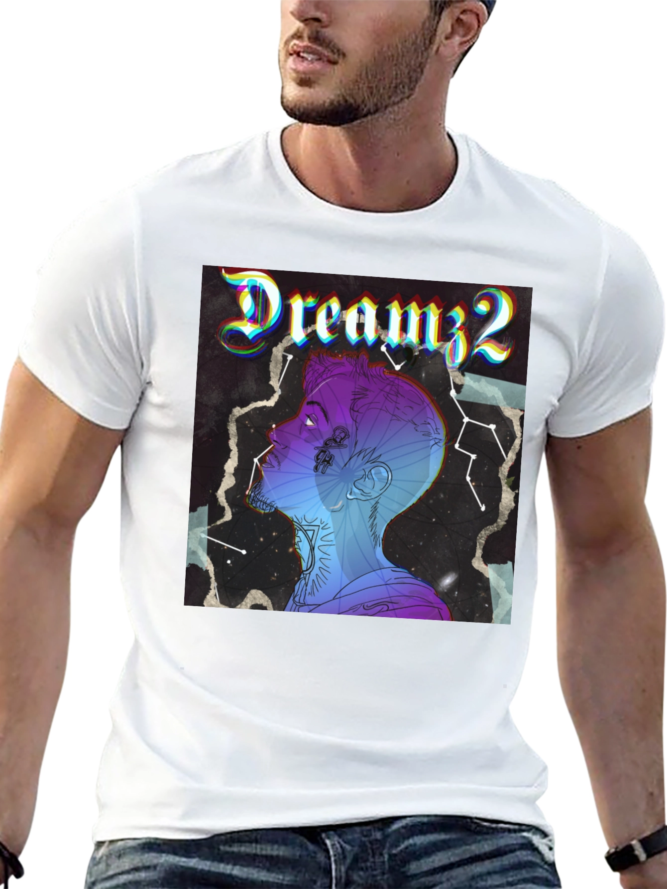 Dreamz2 Graphic T-Shirt - Stylish Black Tee