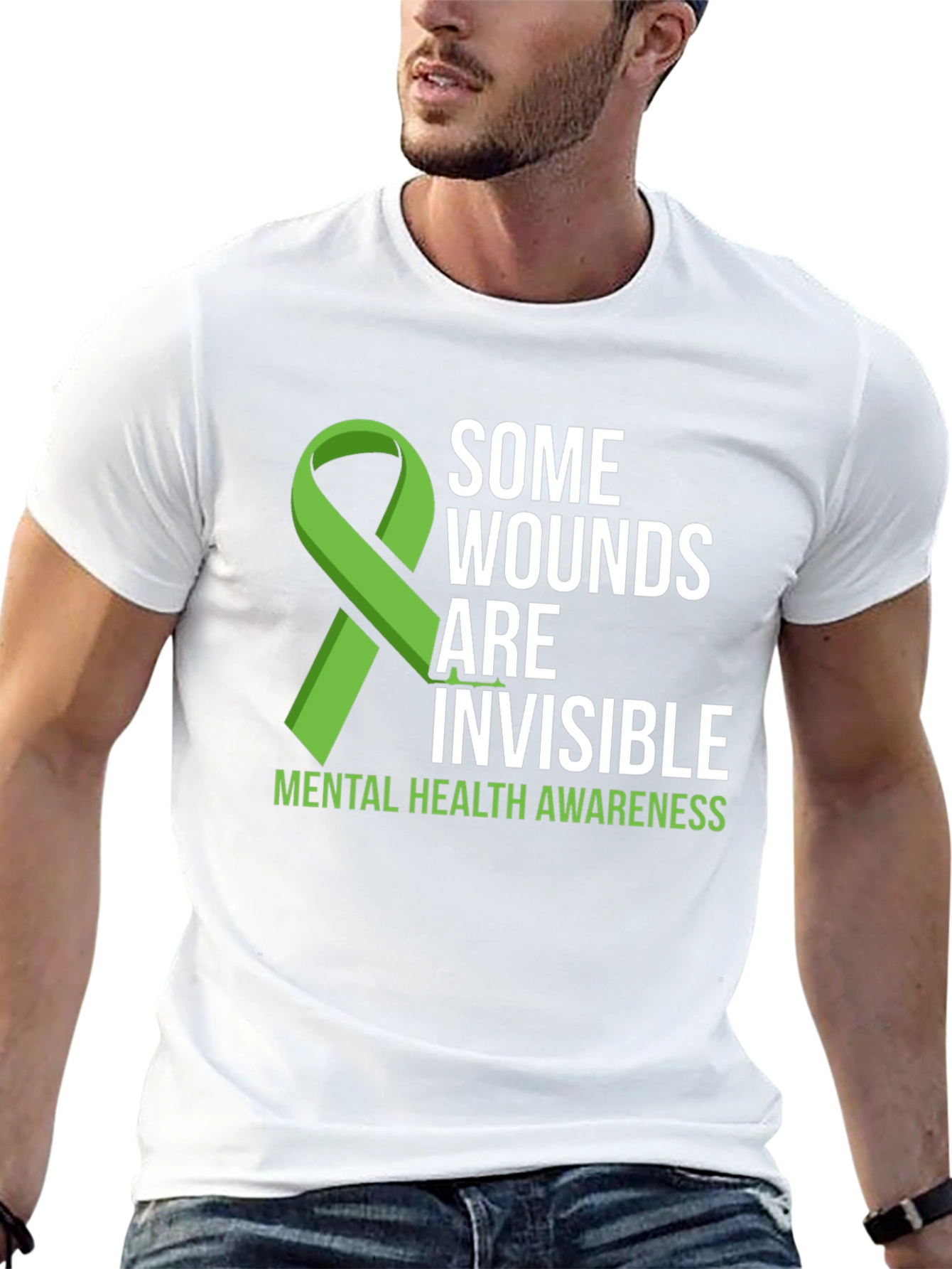 Mental Health Awareness Ribbon T-Shirt