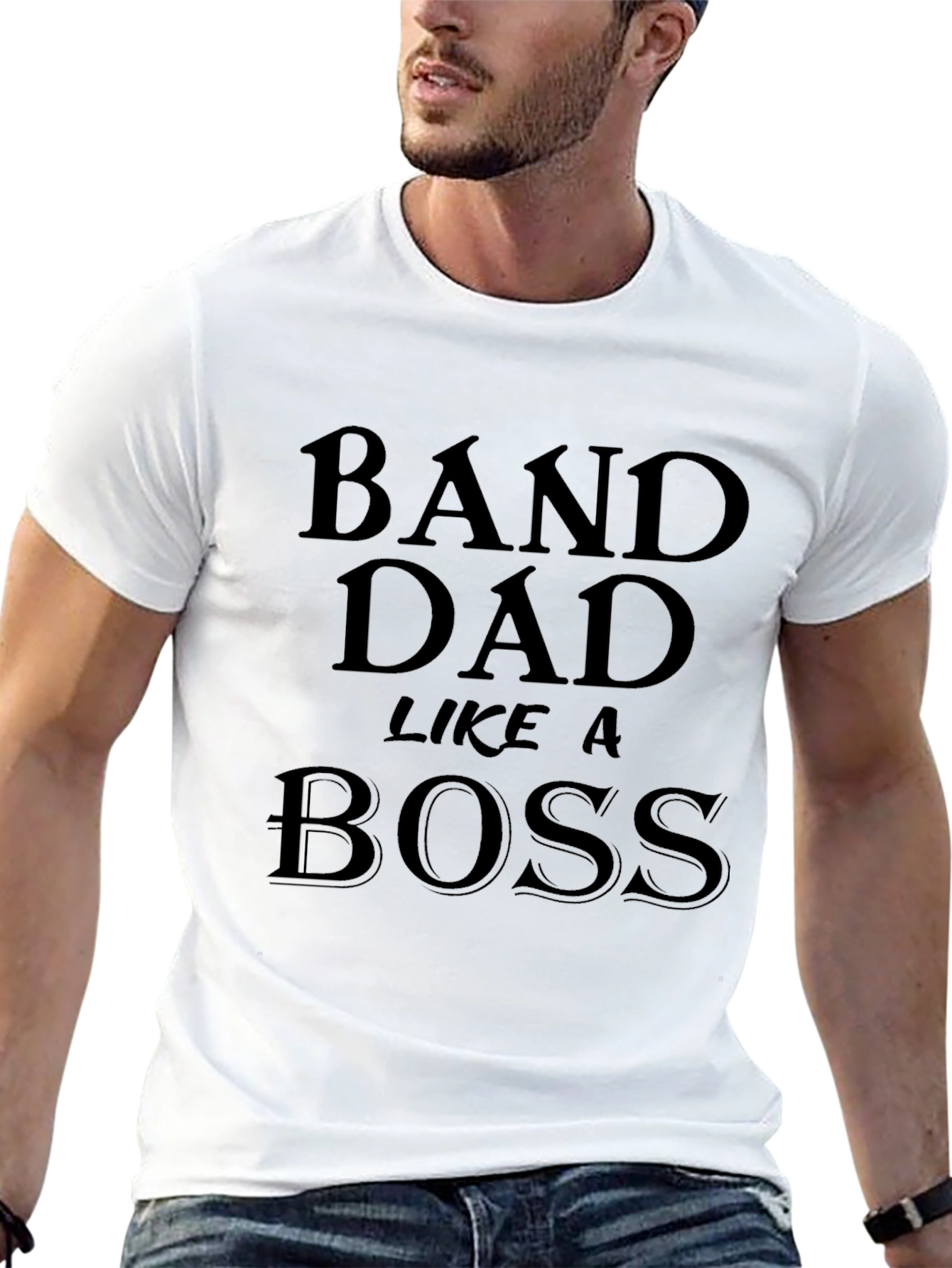 Band Dad Like a Boss - Graphic T-Shirt
