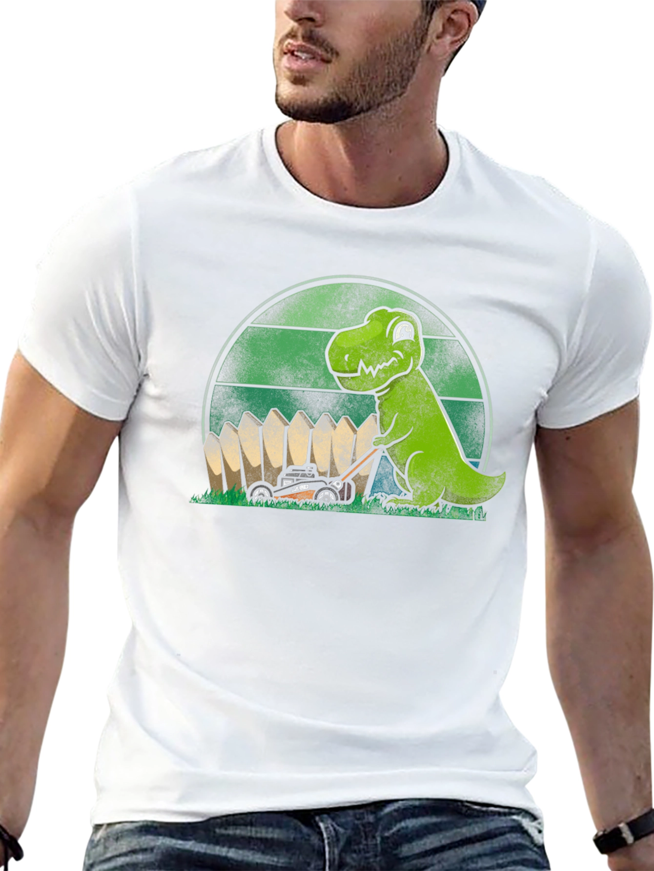 Dino Lawn Care T-Shirt