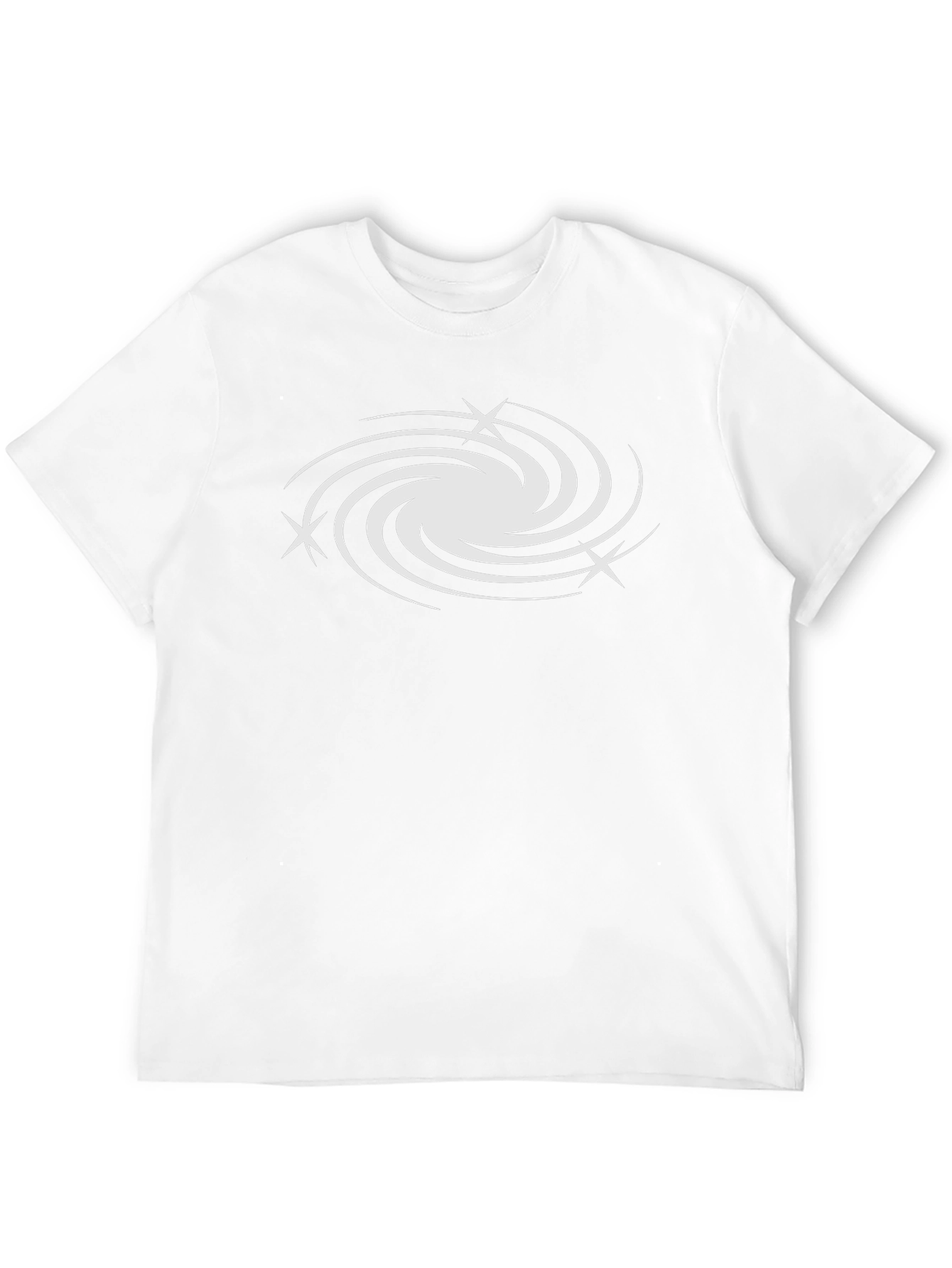 Galaxy Swirl Tee - Black Cotton Comfort