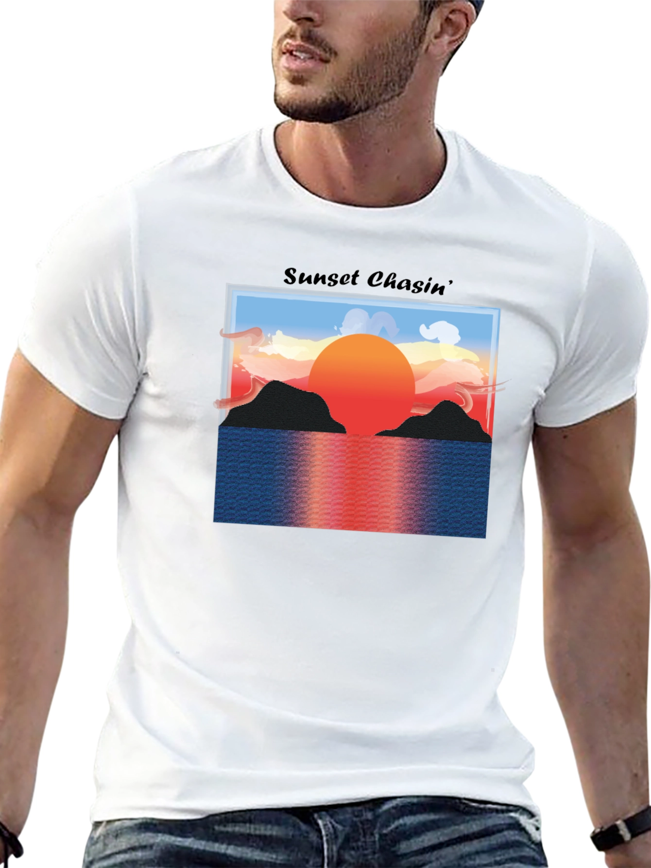Sunset Chasin Graphic T-Shirt