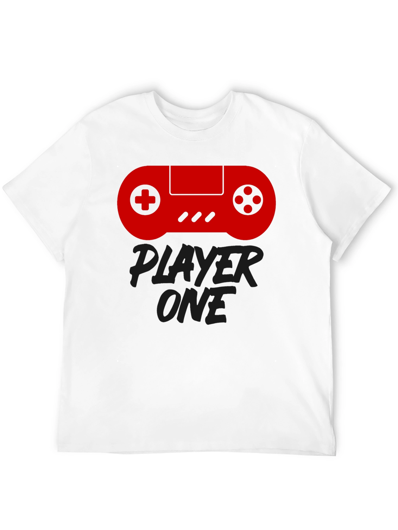 Player One Black Gaming T-Shirt