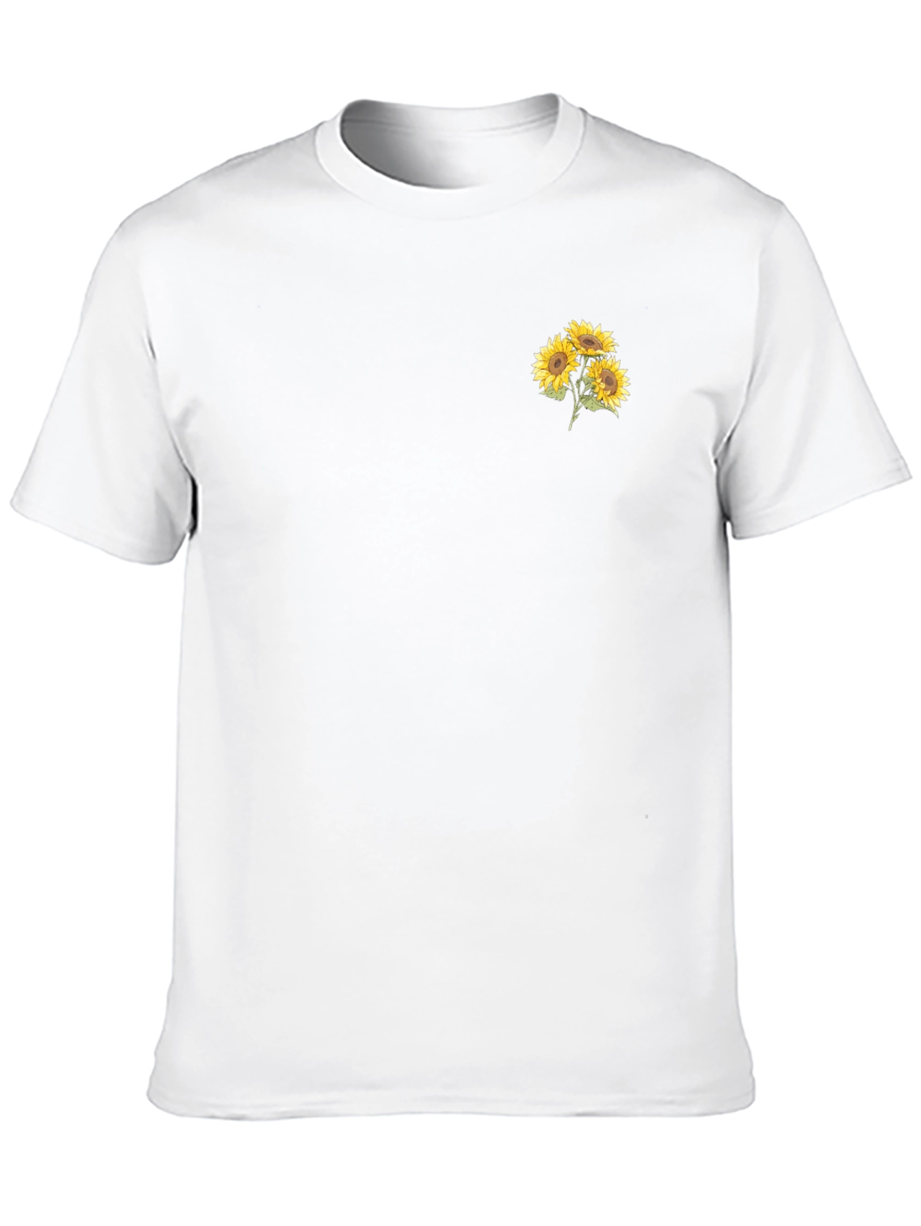 Sunflower Graphic Black T-Shirt