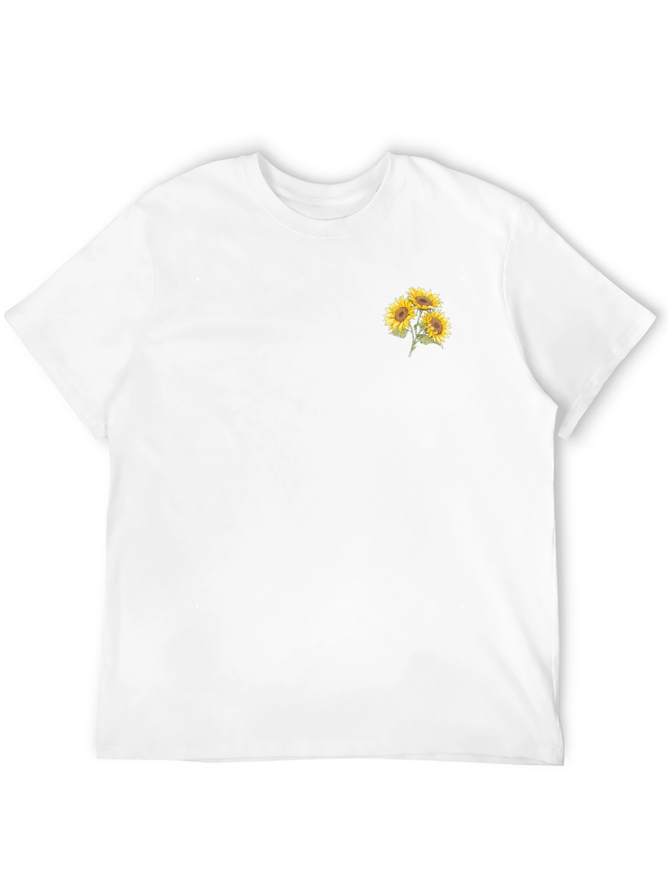 Sunflower Graphic Black T-Shirt