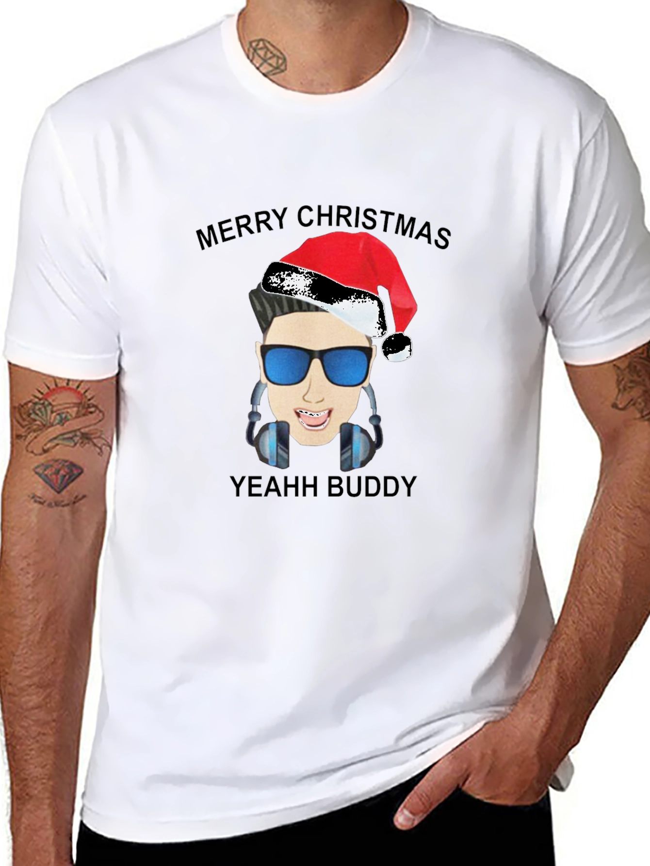 Merry Christmas Yeahh Buddy Graphic Tee