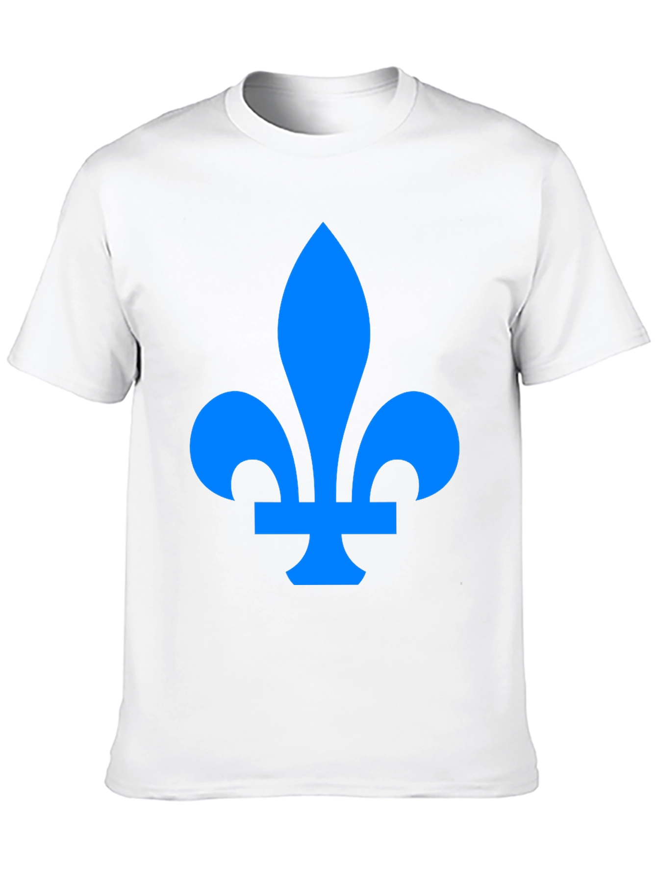 Fleur-de-lis Graphic Tee - Stylish Black Cotton T-Shirt