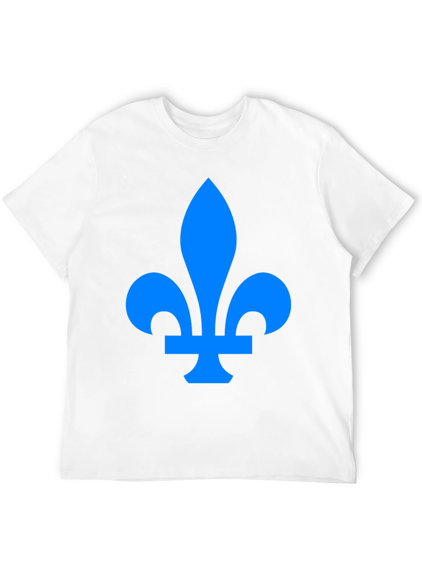 Fleur-de-lis Graphic Tee - Stylish Black Cotton T-Shirt
