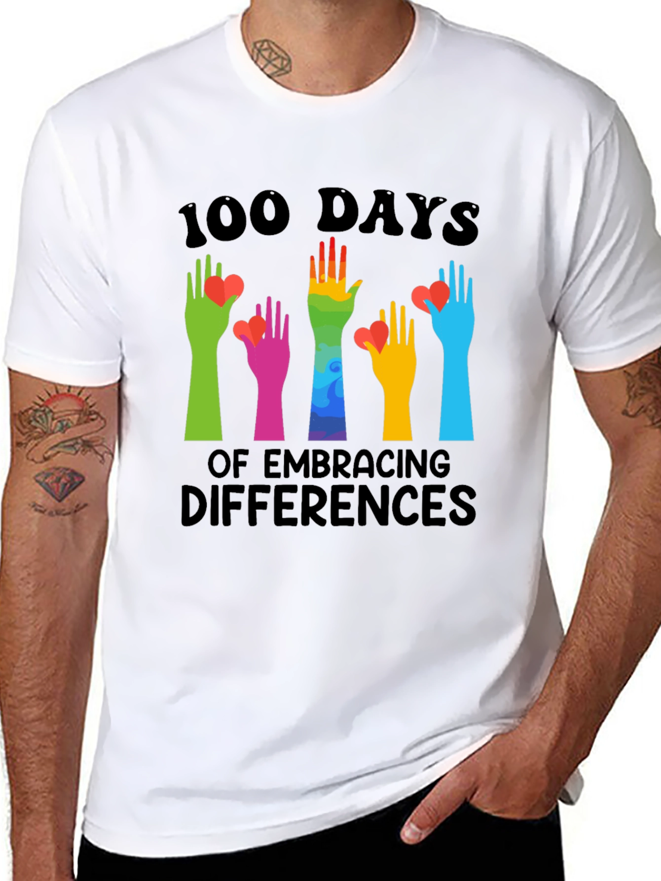 100 Days of Embracing Differences T-Shirt