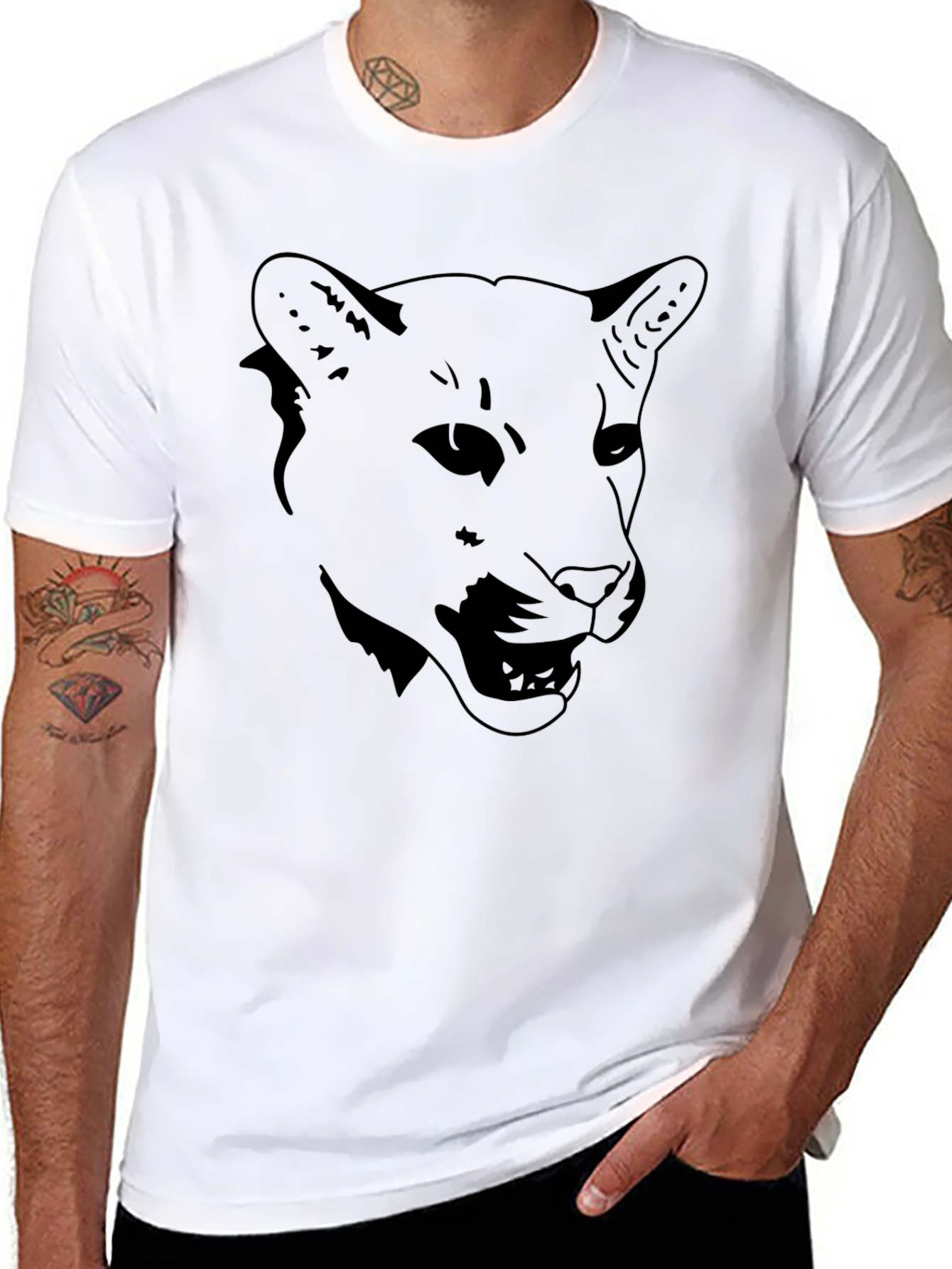 Black Puma Graphic T-Shirt