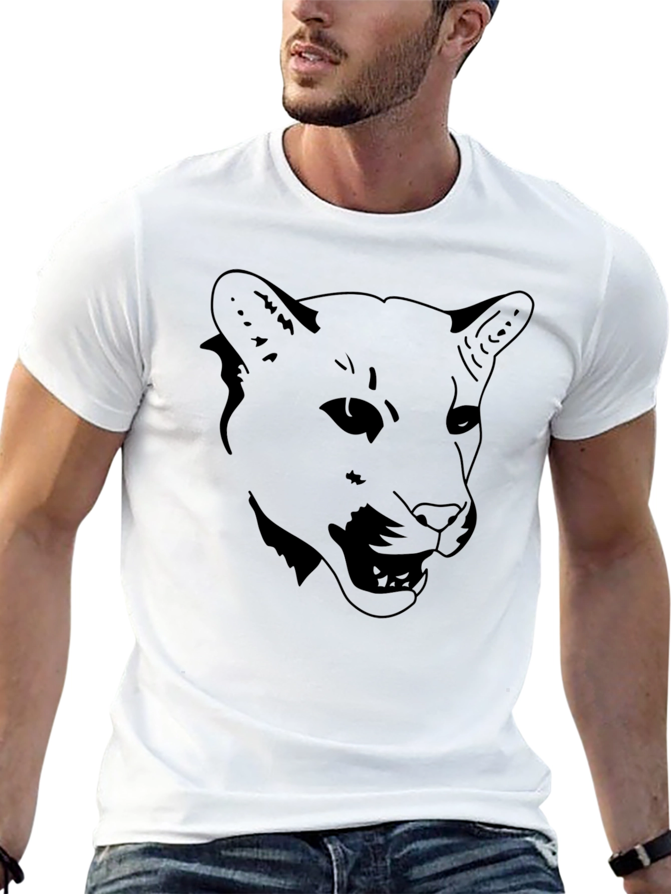 Black Puma Graphic T-Shirt